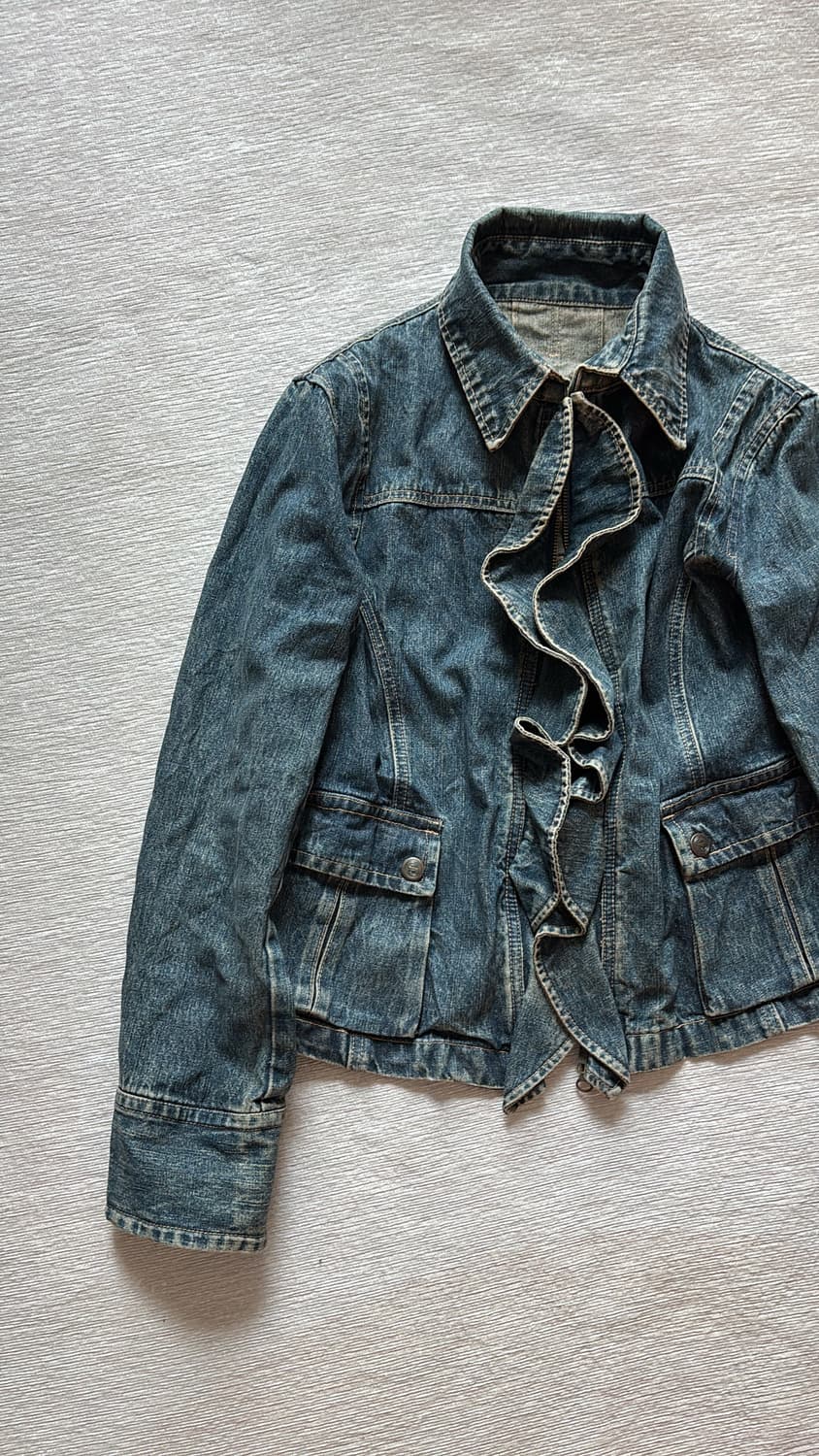 Jpn Frill Denim Jacket 상품이미지2