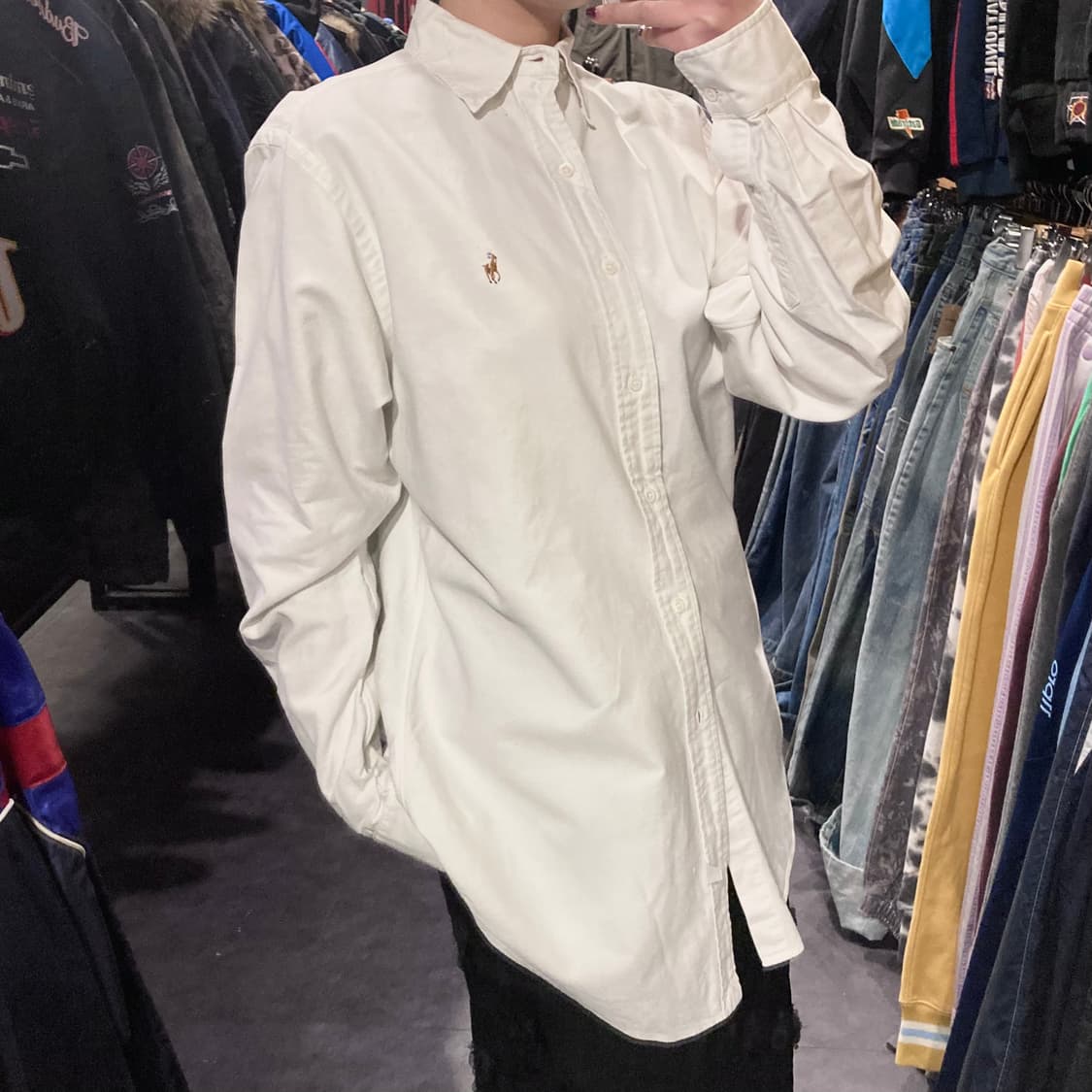 [IM] 폴로 랄프로렌 멀티 포니 화이트셔츠 상품이미지4