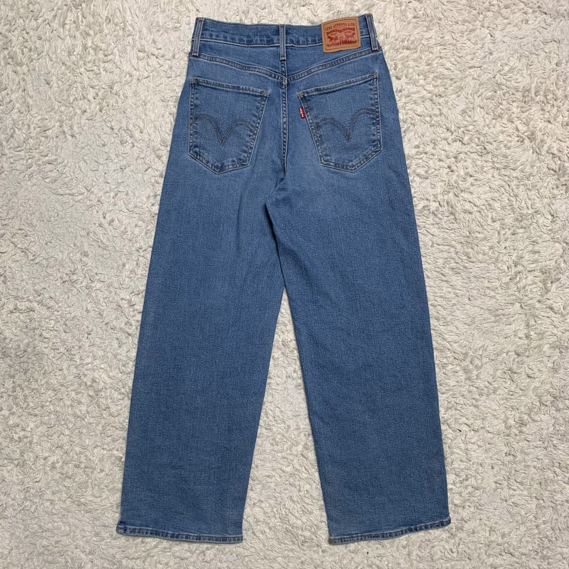 [27] 리바이스 하이 라이즈 와이드 레그 와이드핏 데님팬츠 상품이미지2