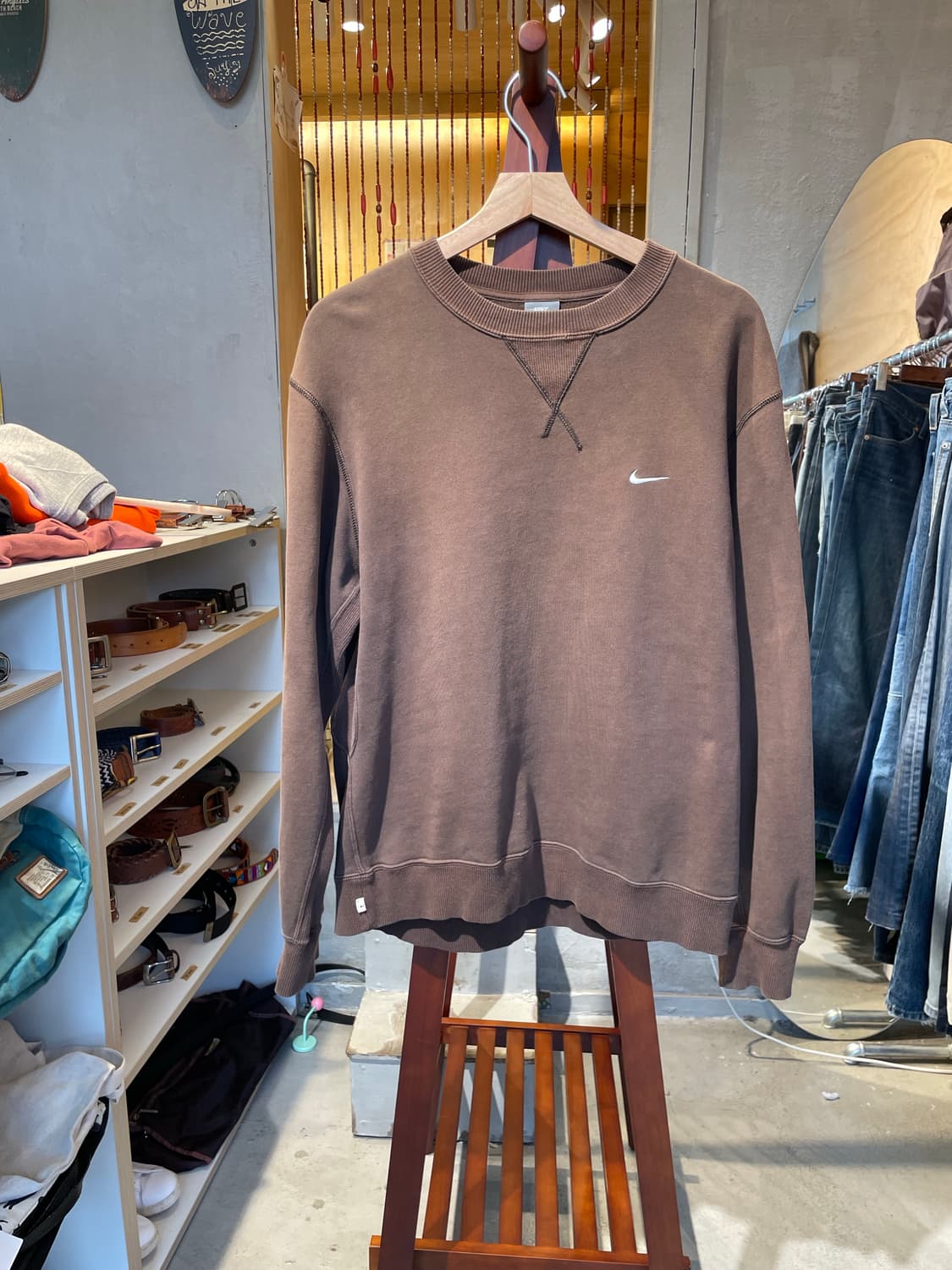 00s 올드나이키 스우시 로고 스웻 상품이미지3