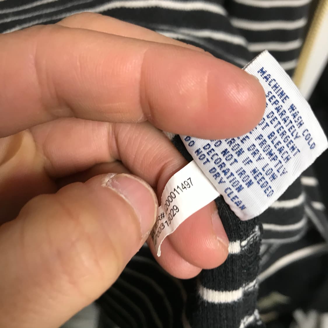 폴로 신형라인 단가라 면 코튼 반집업 상품이미지5