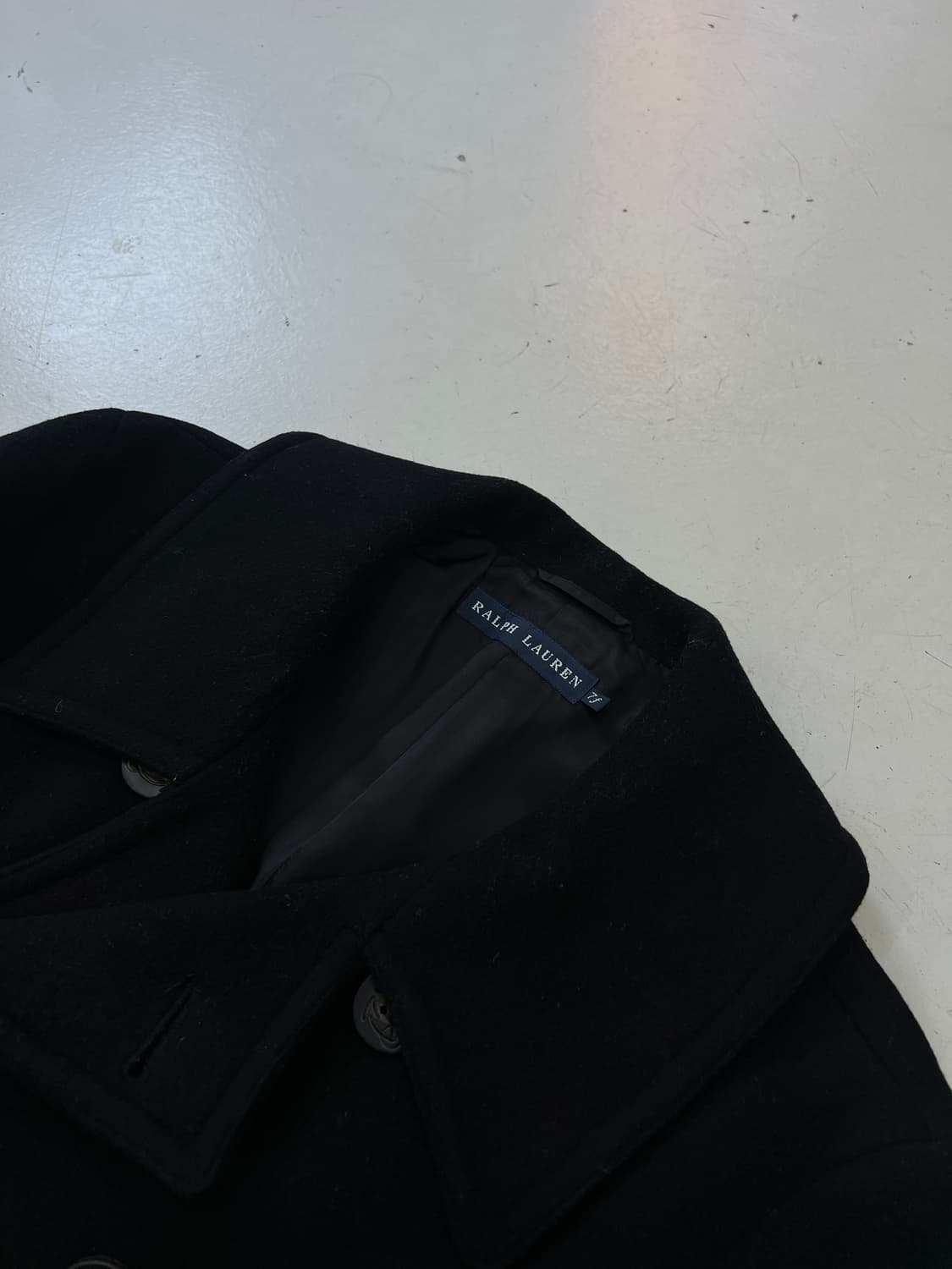 폴로 랄프로렌 블랙 피코트 상품이미지2