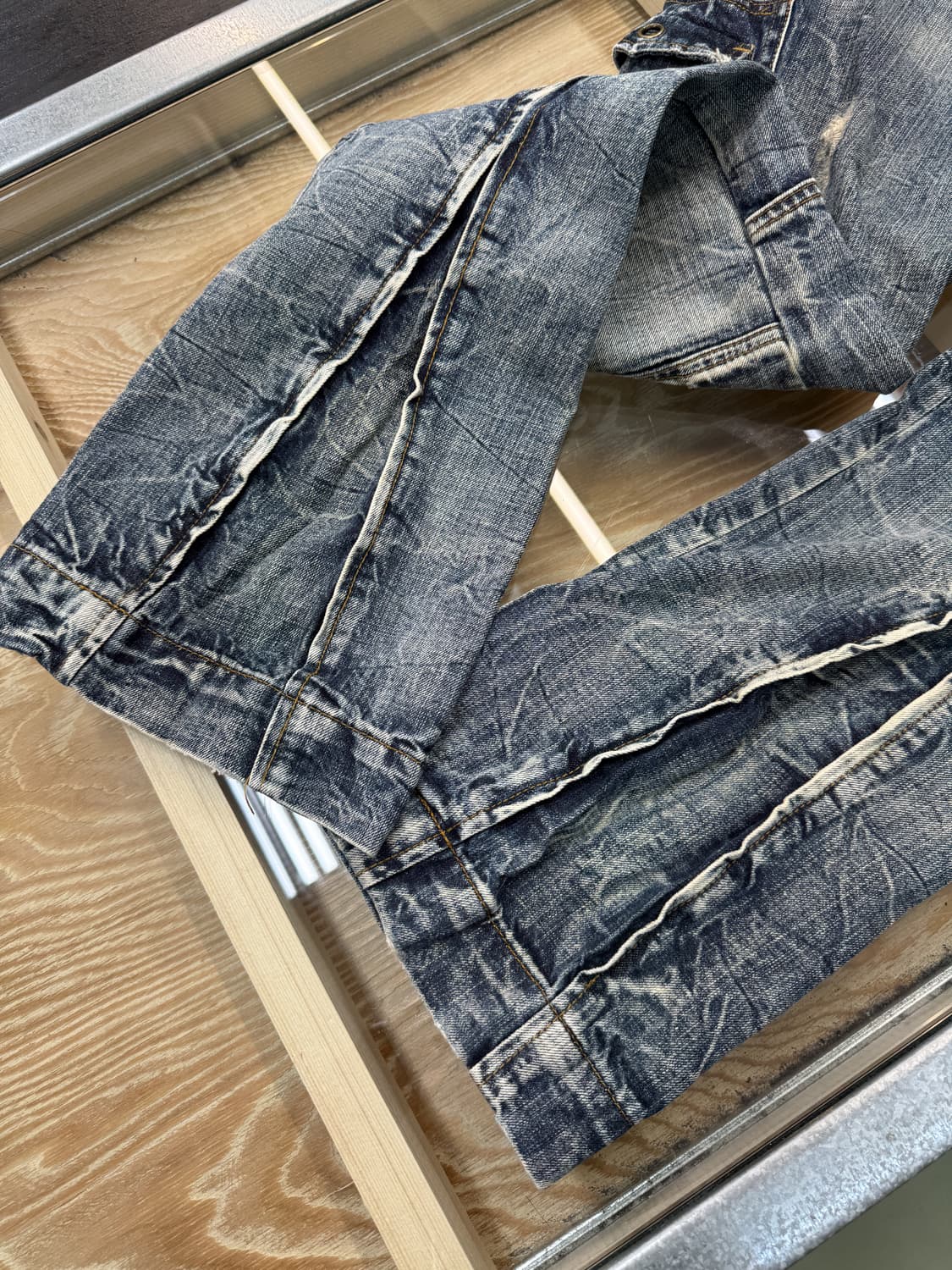 세만틱디자인 인시젼 디스트레스드 데님 카고 상품이미지9