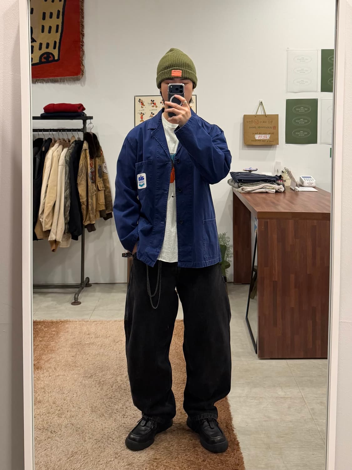 90s French work jacket 프렌치 워크 자켓 상품이미지2