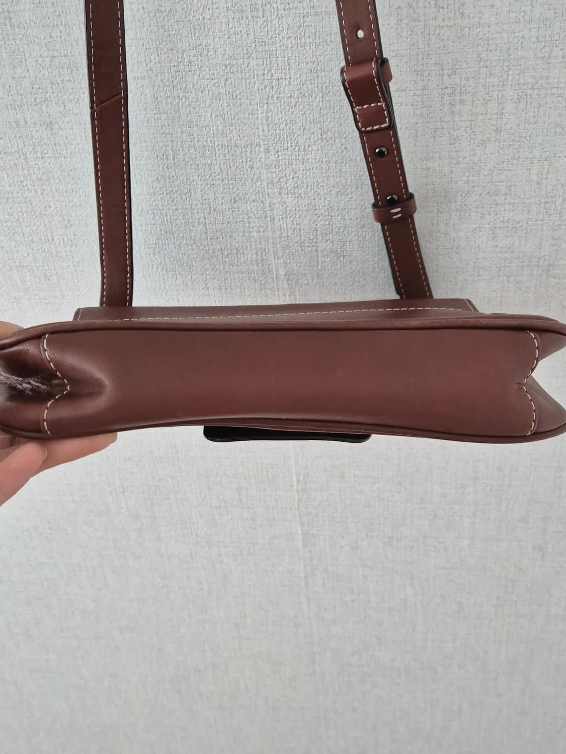 마시모두띠 브라운 가죽 크로스백 상품이미지5