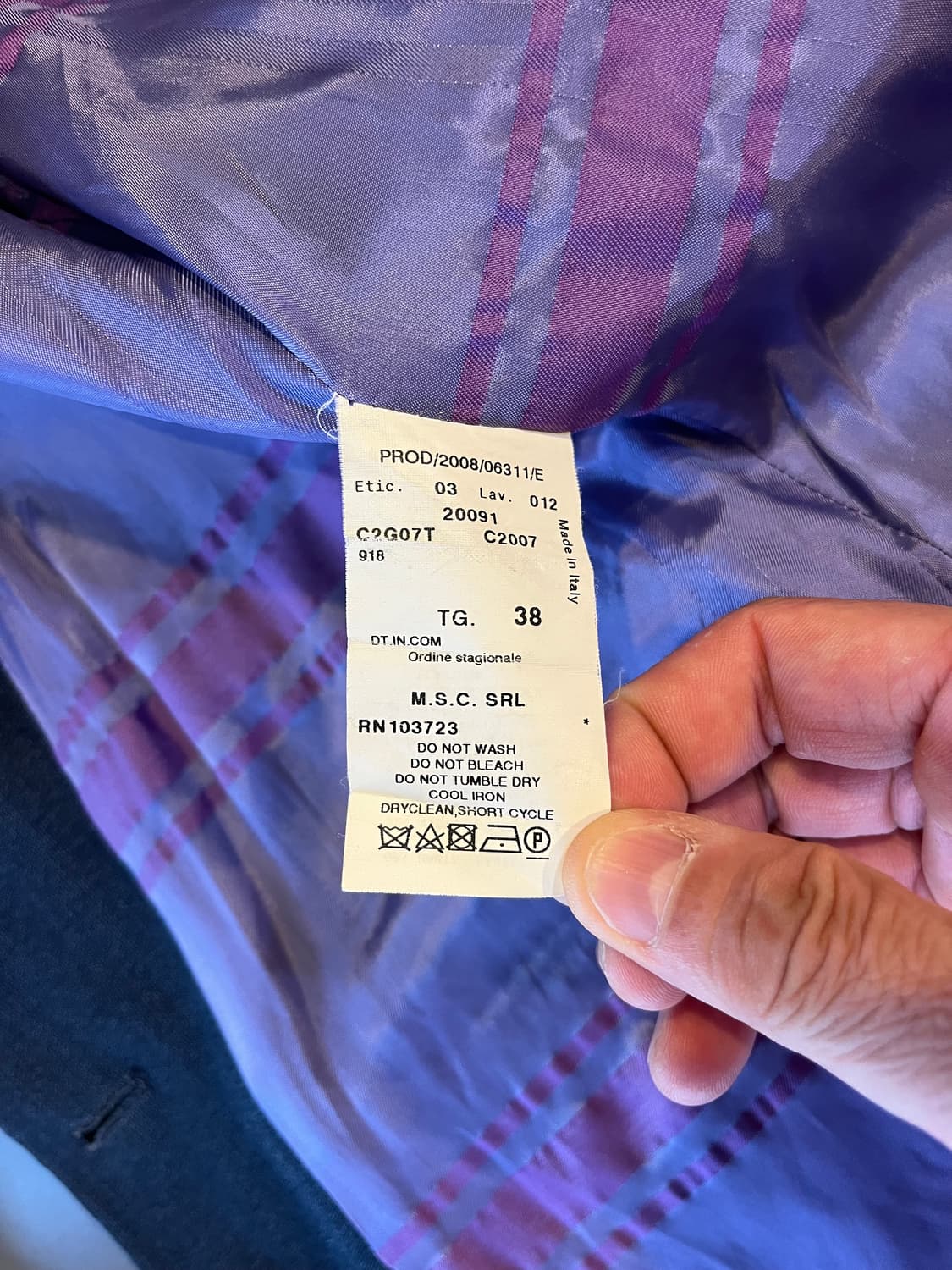 엠포리오 아르마니 린넨 혼방 자켓(이탈리아제) 상품이미지7