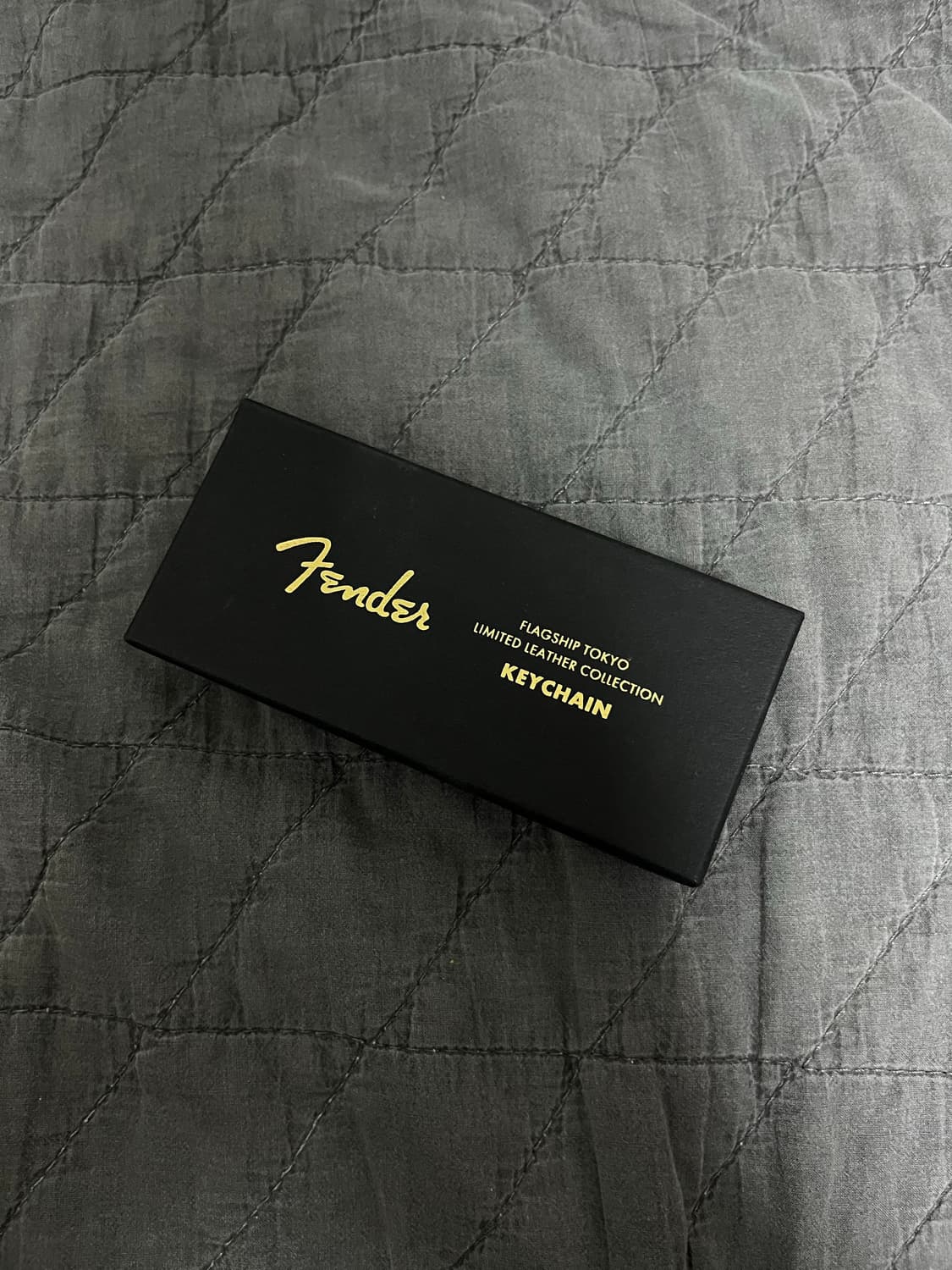 Fender Flagship Tokyo 가죽 키체인 펜더 키링 새상품 상품이미지1