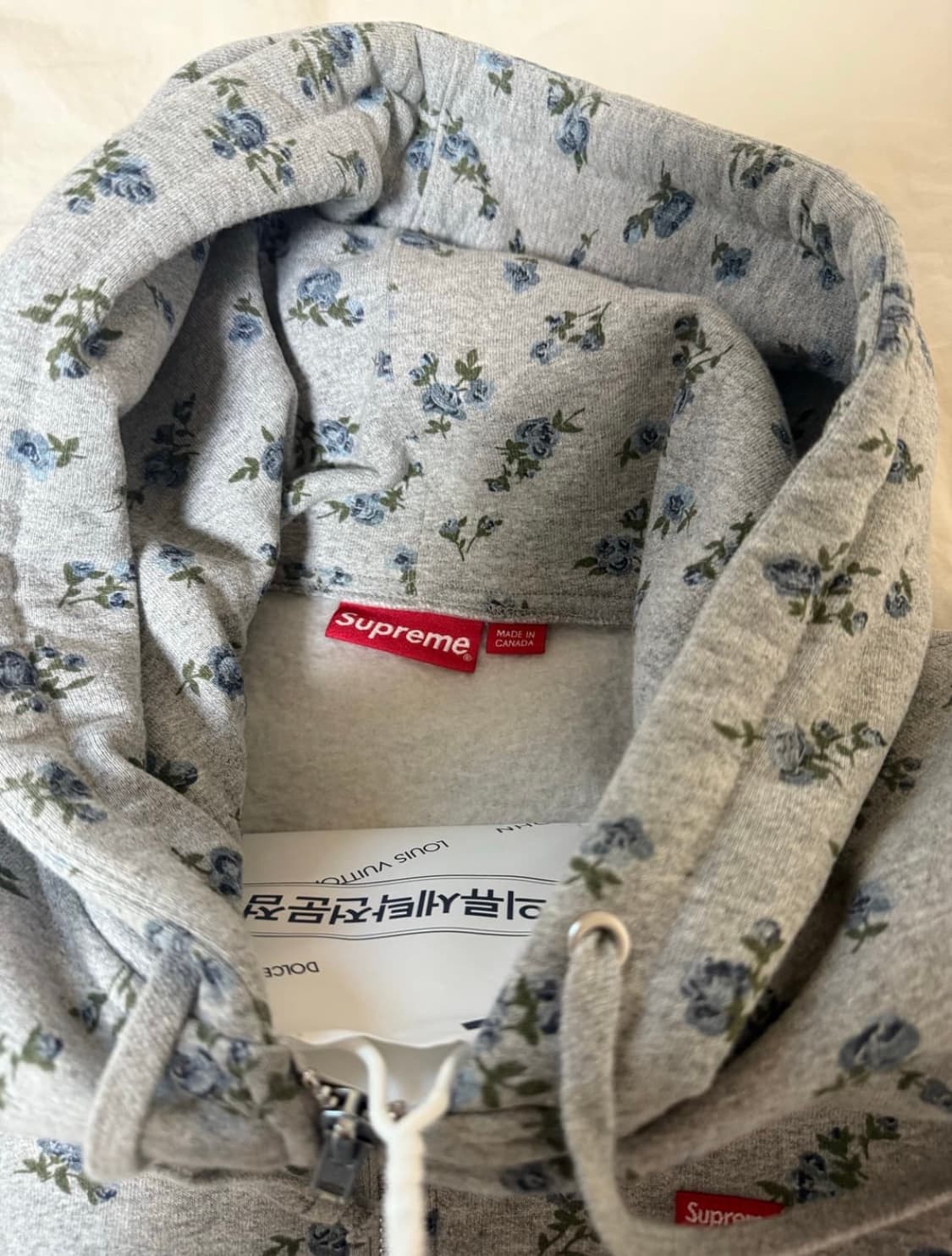 슈프림 플라워 후드집업 상품이미지5