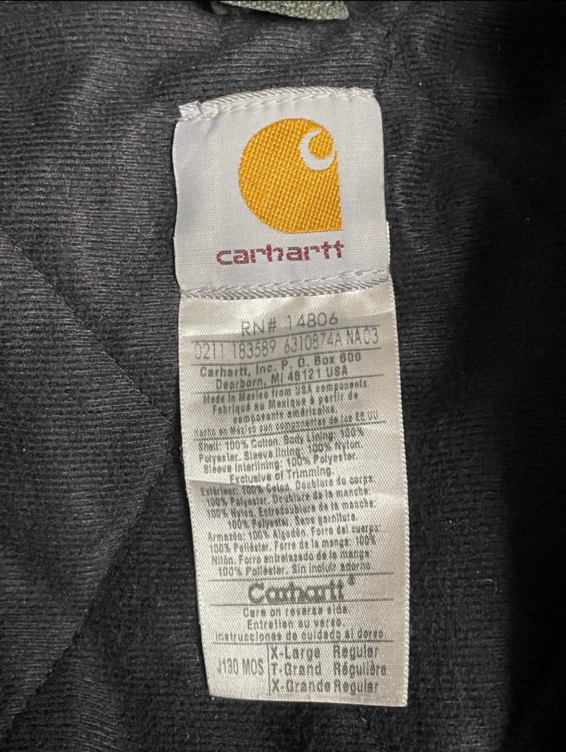 칼하트 J130 mos XL 상품이미지5