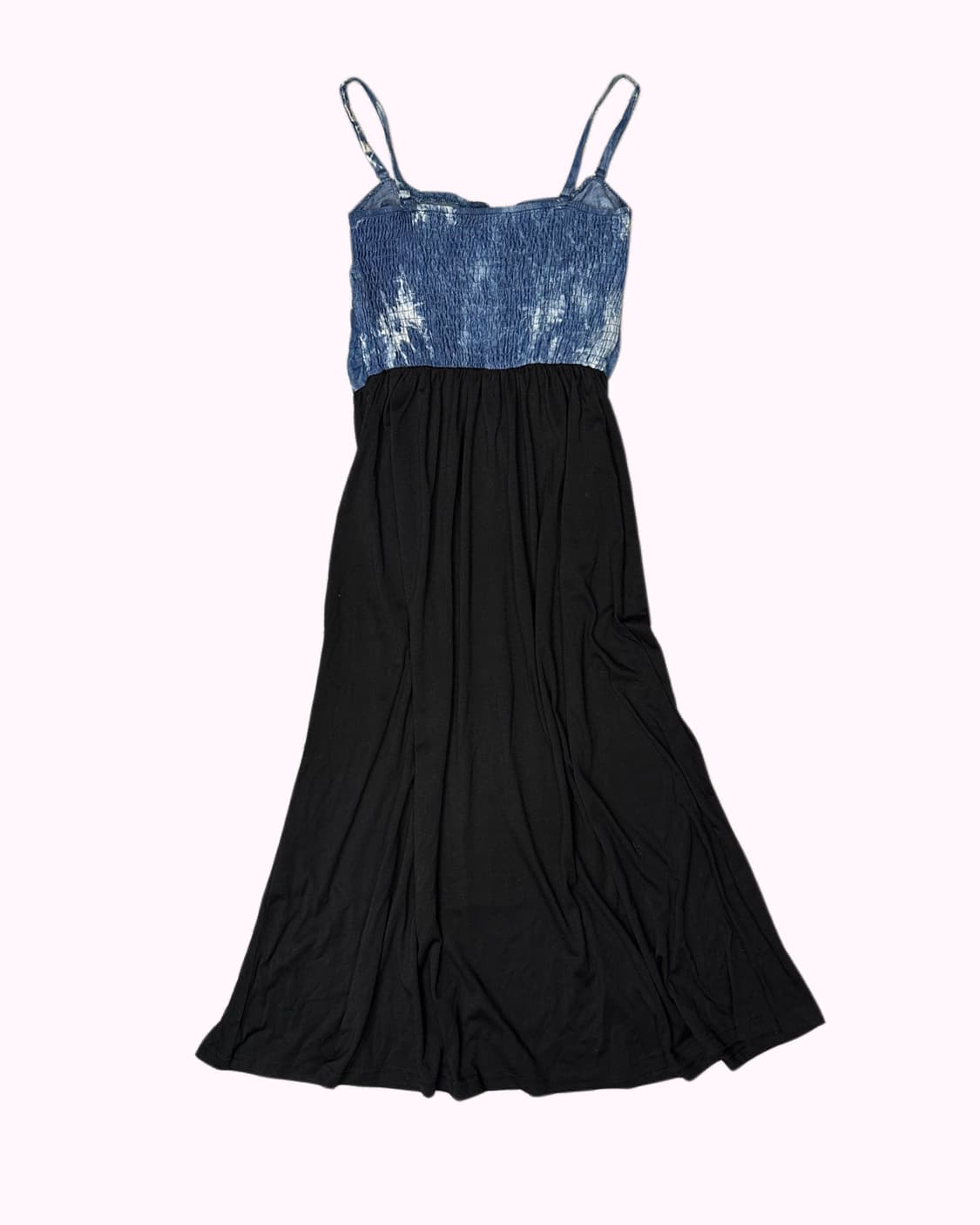 shirring denim long dress 상품이미지4