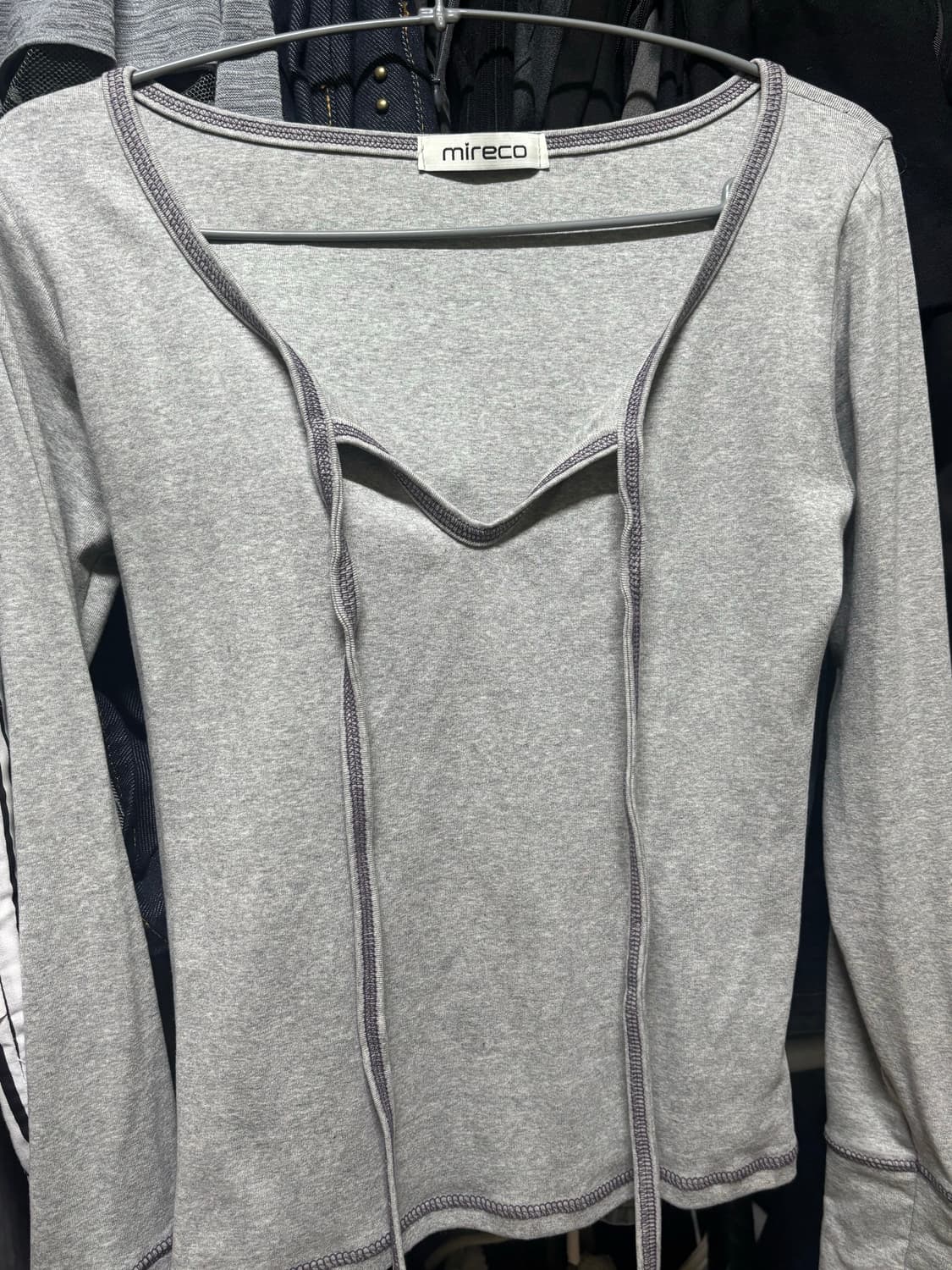 미레코 스티치 리본 티 상품이미지3