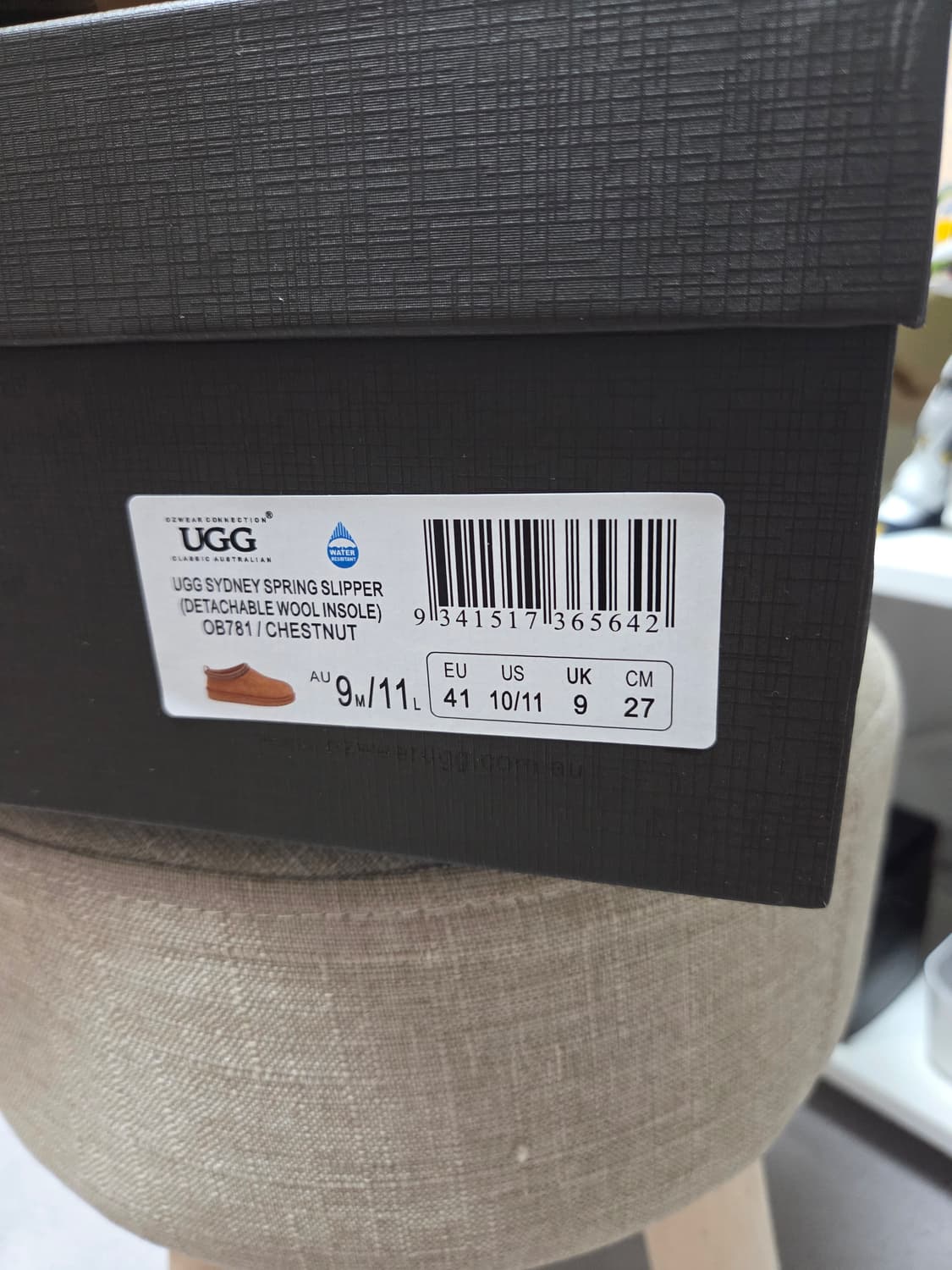 호주 어그 스프링 슬리퍼 체스트넛 상품이미지6