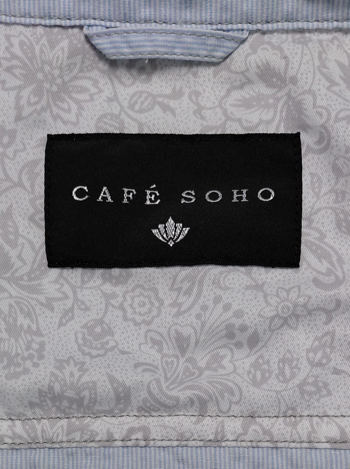 [L] 카페소호(CAFE SOHO) 지퍼-업 시어서커 셔츠 자켓 상품이미지7