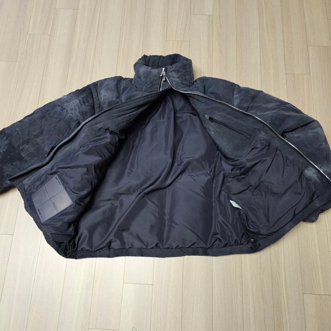 L 비바스튜디오 다운 80:20 패딩 무광 블랙 체감XL 100~105 상품이미지3