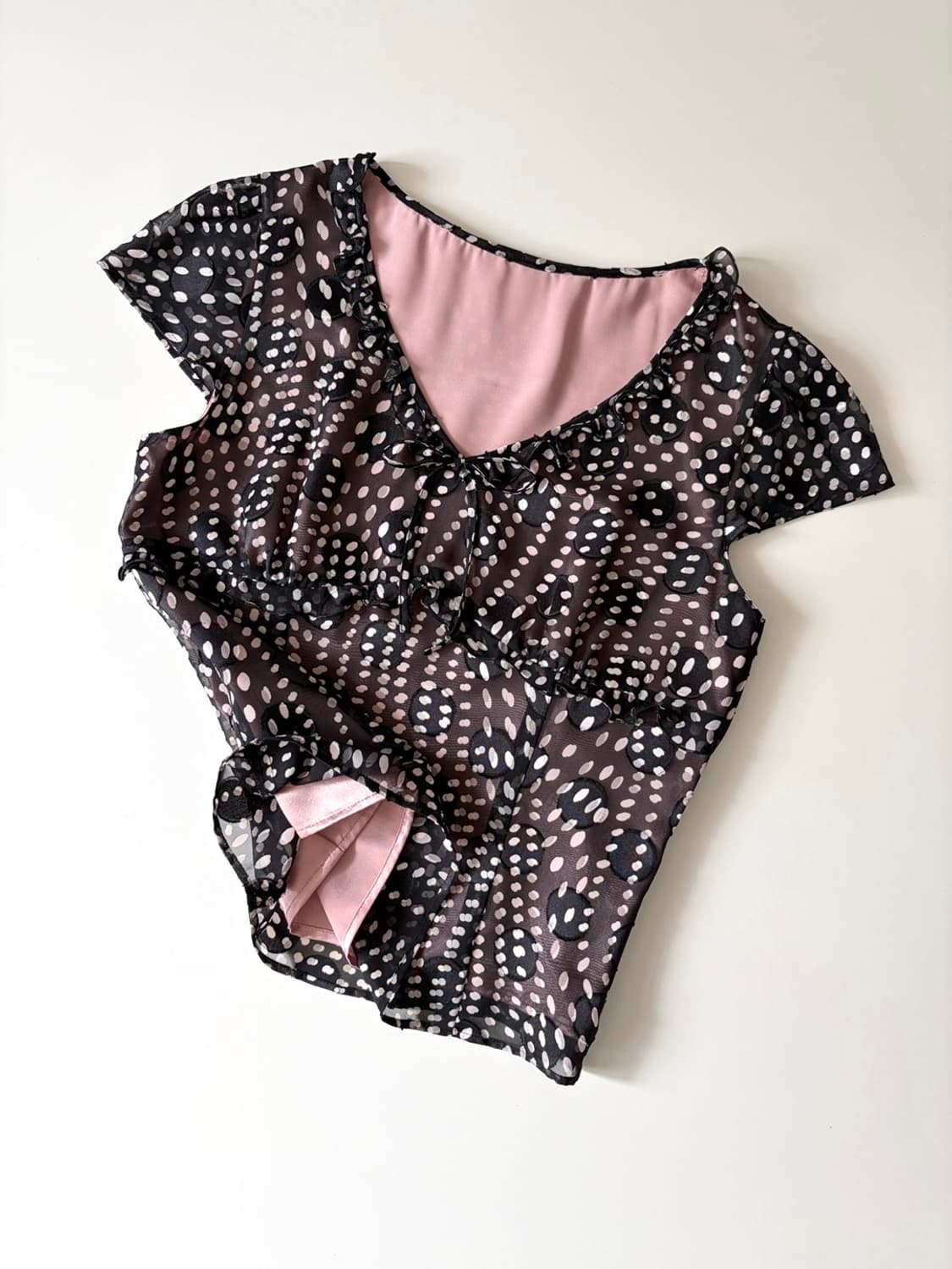 dot patterned blouse 상품이미지1