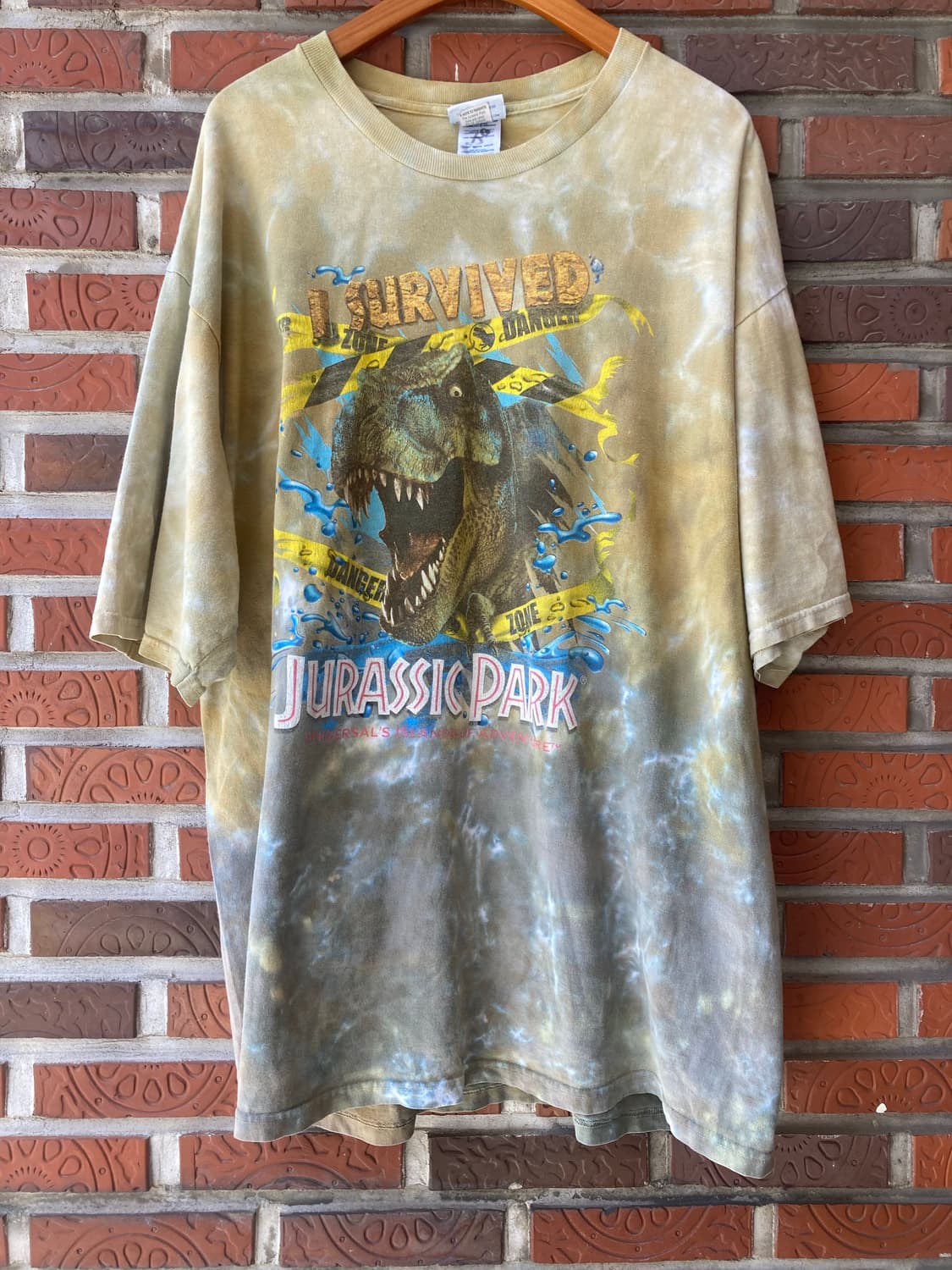 00s jurassic park tie dye tshirt 상품이미지1