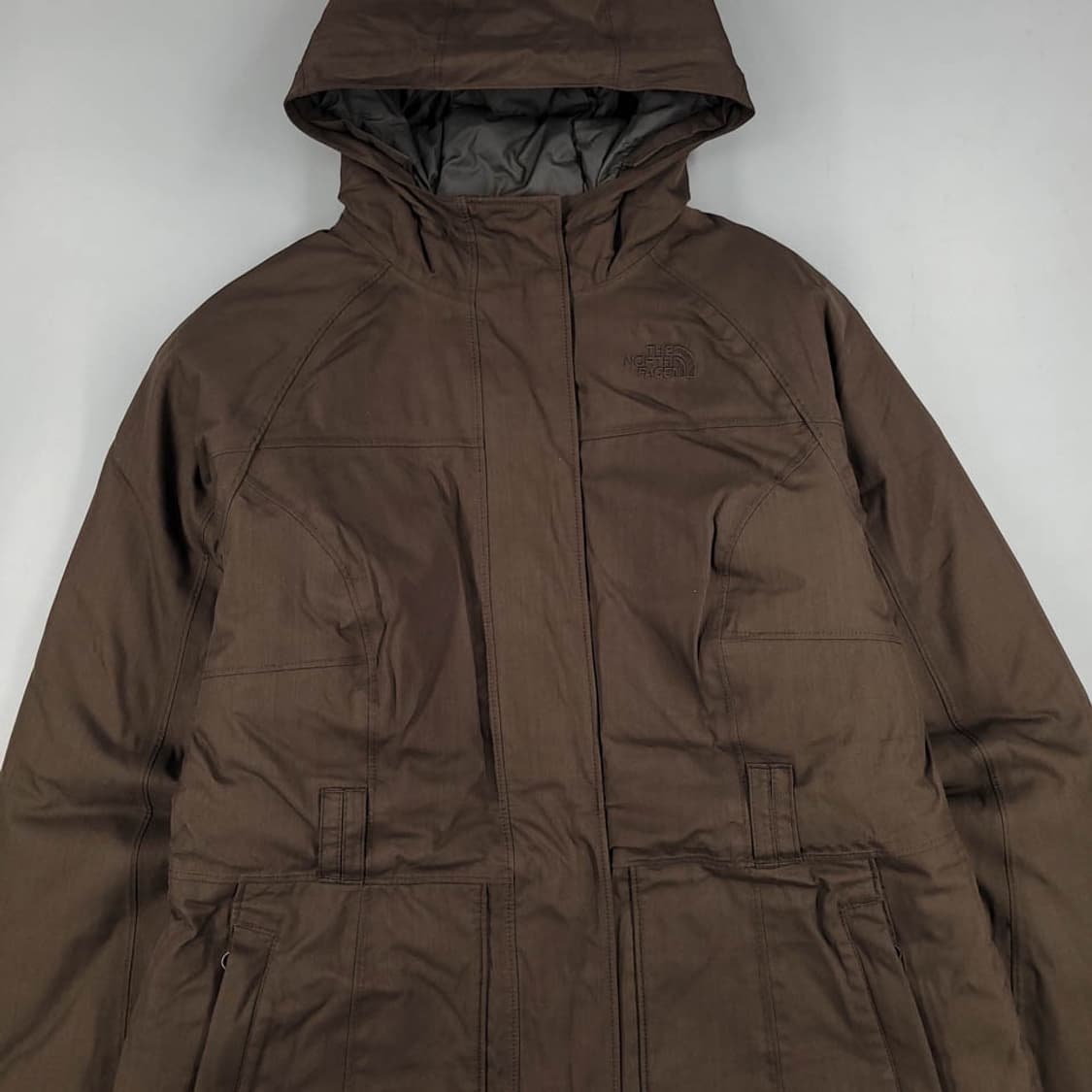 노스페이스 브라운 구스다운 거위 패딩 하이벤트 거위털 점퍼 빈티지 상품이미지3