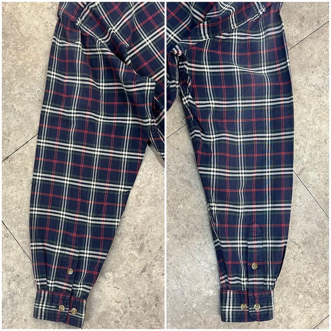 빈폴 체크 셔츠 네이비 100 #csz3244 상품이미지9