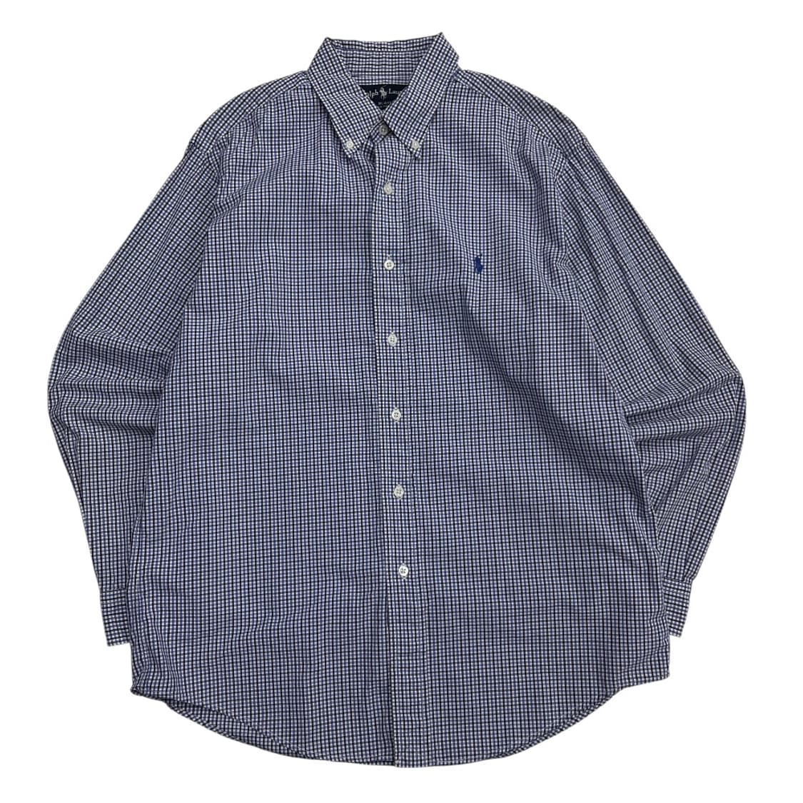 폴로 랄프로렌 블루포니 네이비 잔체크 셔츠 95 상품이미지2