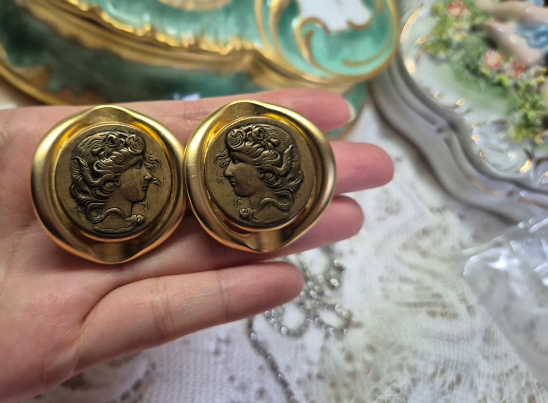 빈티지 Olala 클립온 귀걸이  상품이미지5