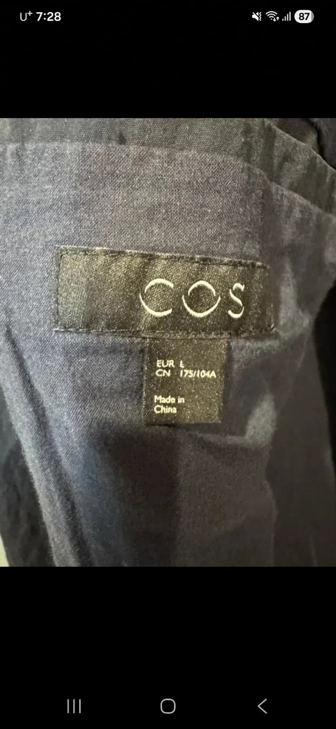 COS 코스 후드 롱 자켓 상품이미지4