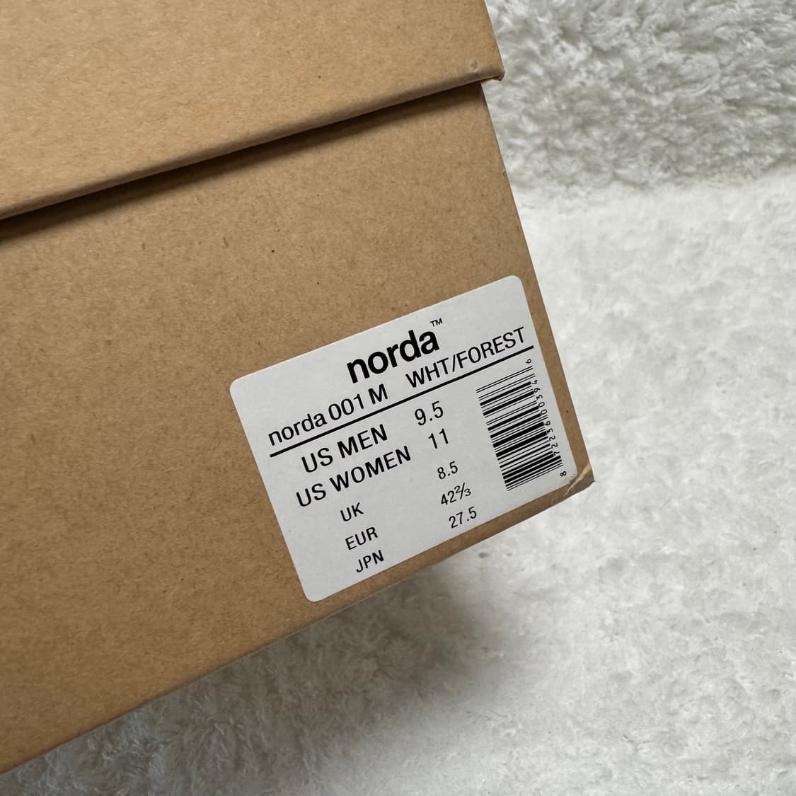 노다 001 화이트 포레스트 275 size 비브람 트레일러닝 상품이미지10