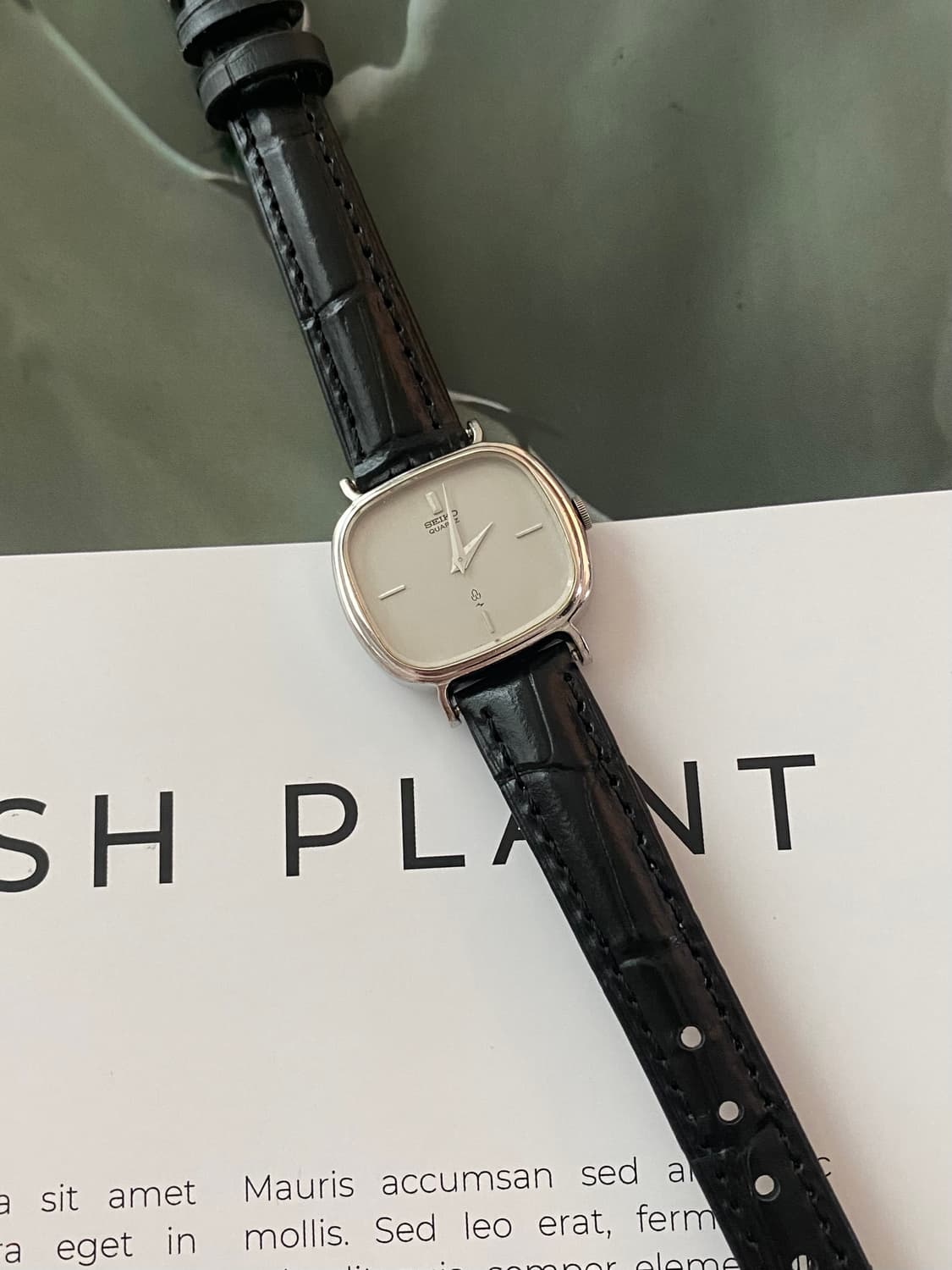 Seiko 세이코 스퀘어 쿼츠 상품이미지3