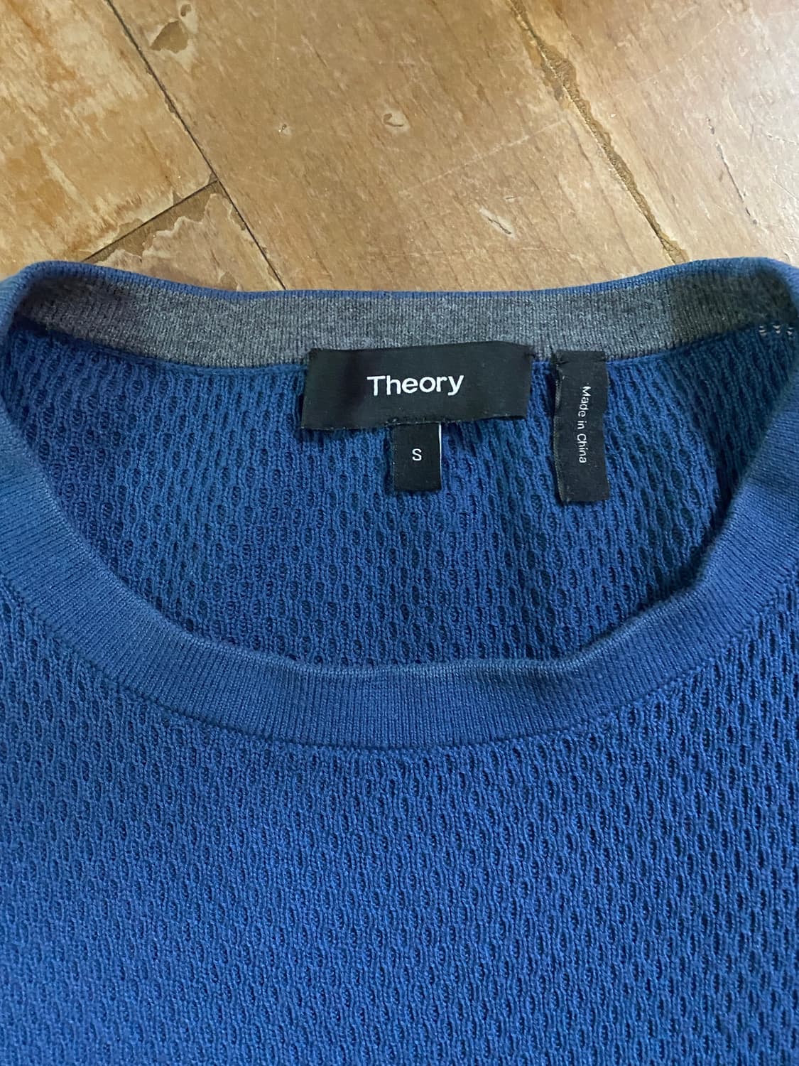 Theory 남성 파란색 니트 S (국내100) 상품이미지2