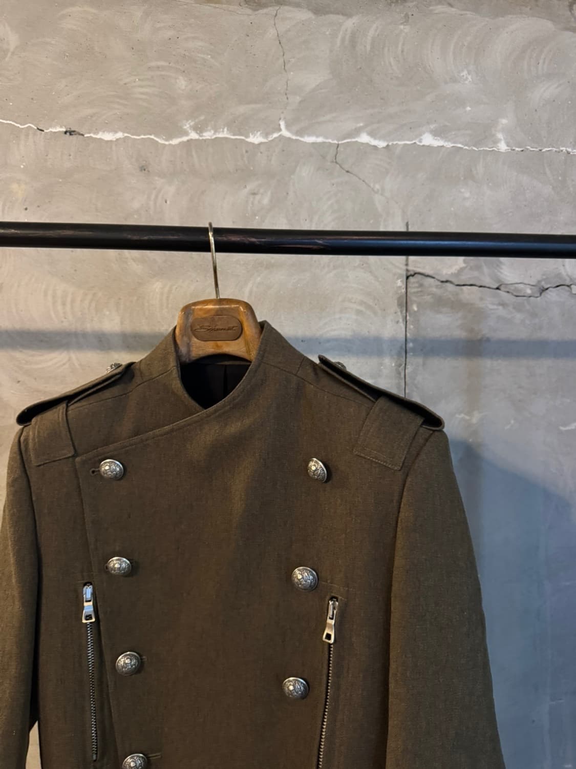 BALMAIN 발망 커버트울 더블코트 100 상품이미지3