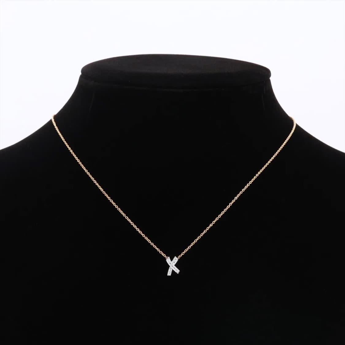 티파니앤코 키싱 9P 천연다이아몬드 18K 옐로우골드 펜던트 목걸이 상품이미지7