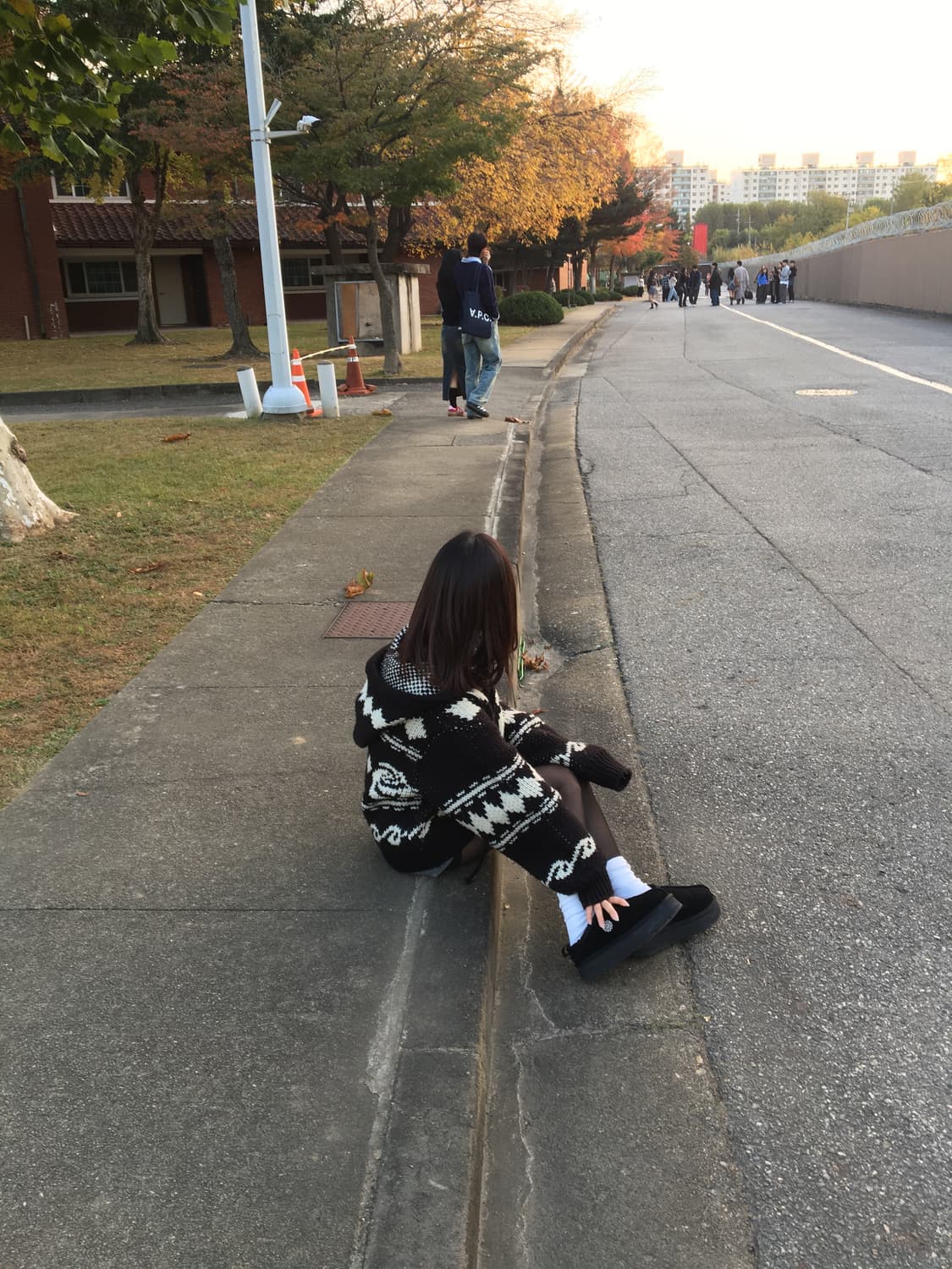 open yy 자카드 니트 상품이미지1