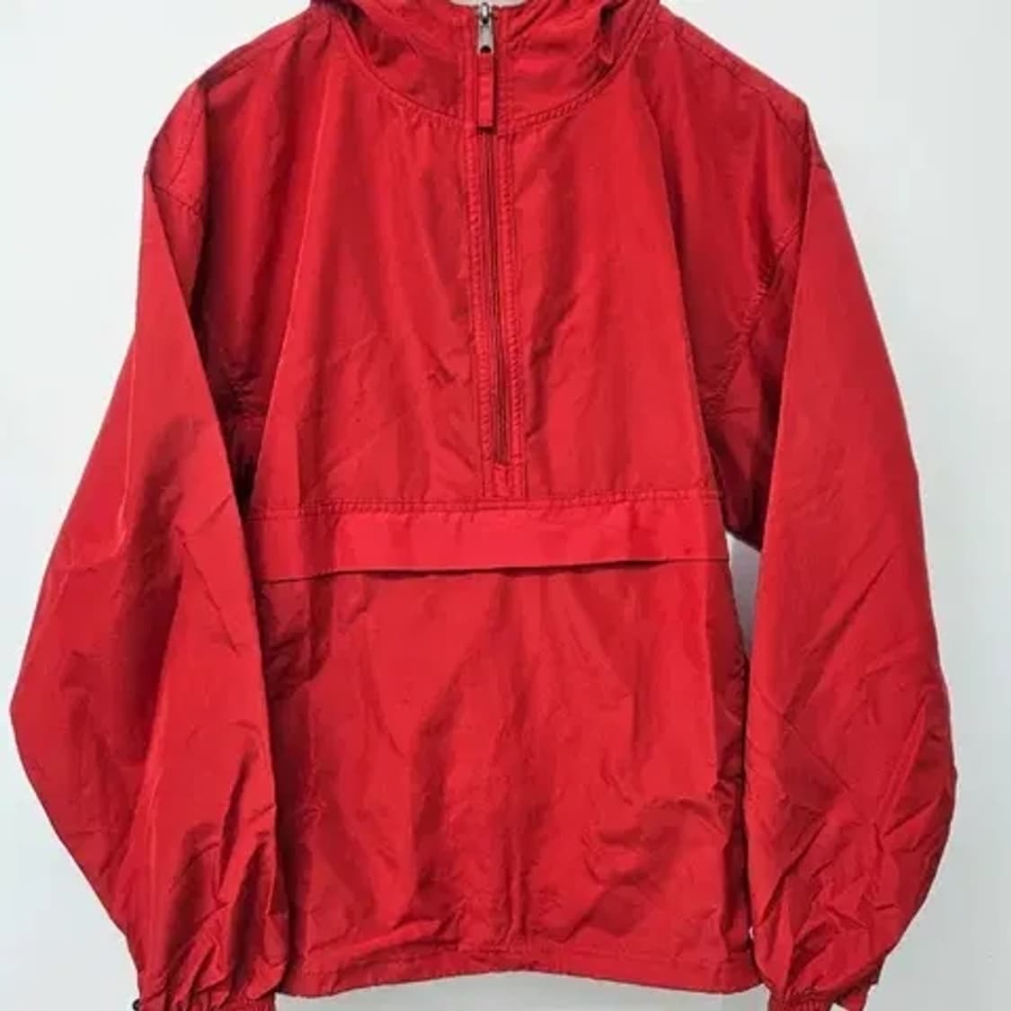 챔피언 스트릿 아노락 바람막이 레드 남성 L 상품이미지1