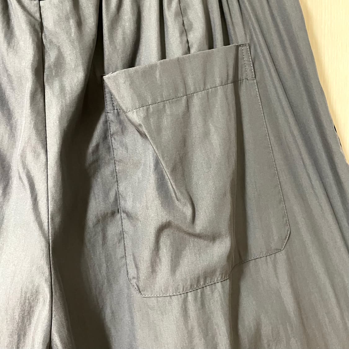 유니클로U/ 이지개더 팬츠 다크그레이/ XL 상품이미지6