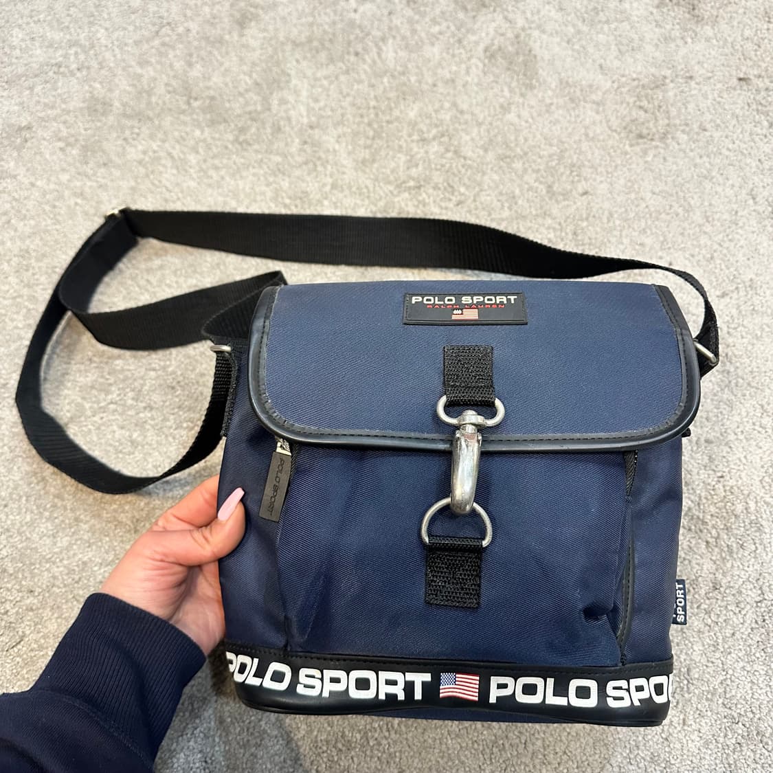 폴로스포츠 빈티지 네이비 크로스백F 상품이미지6