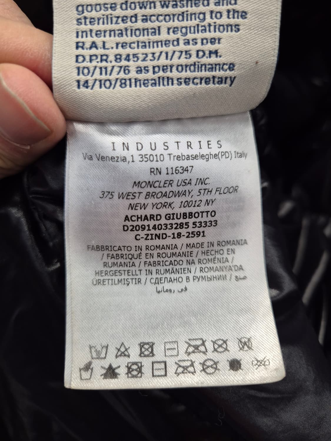 몽클레어패딩 검정  상품이미지10