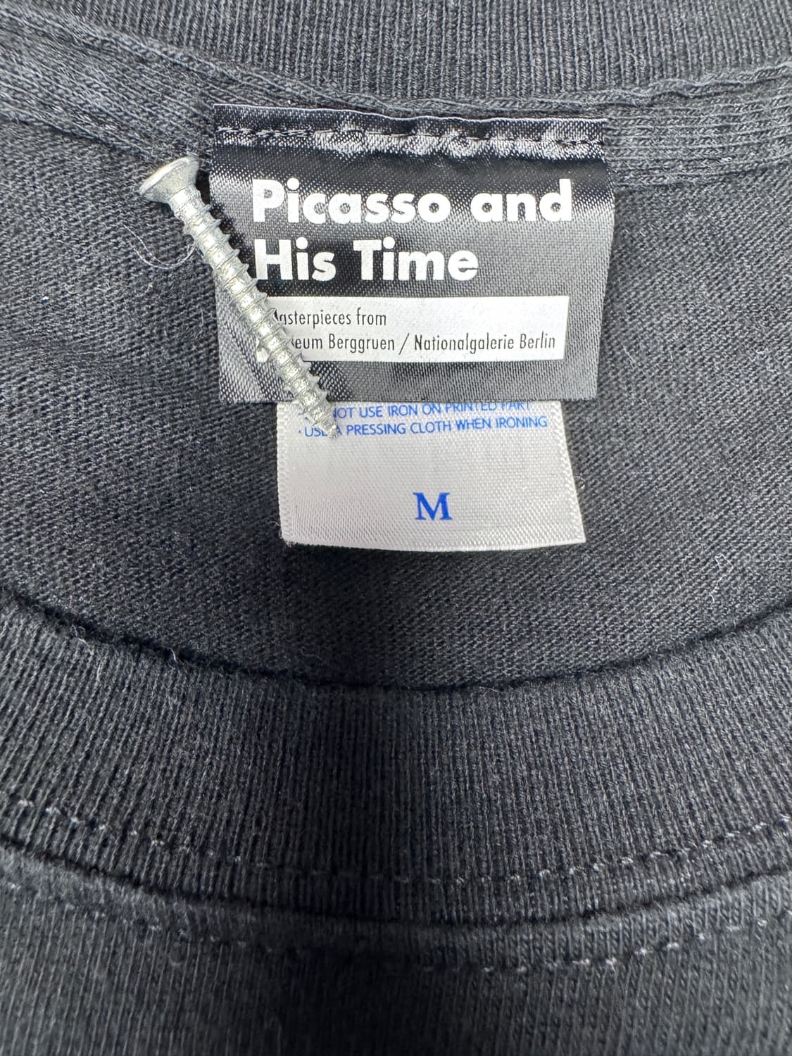 도쿄 베르그루엔 피카소전 PICASSO AND HIS TIME 티셔츠 M 상품이미지4