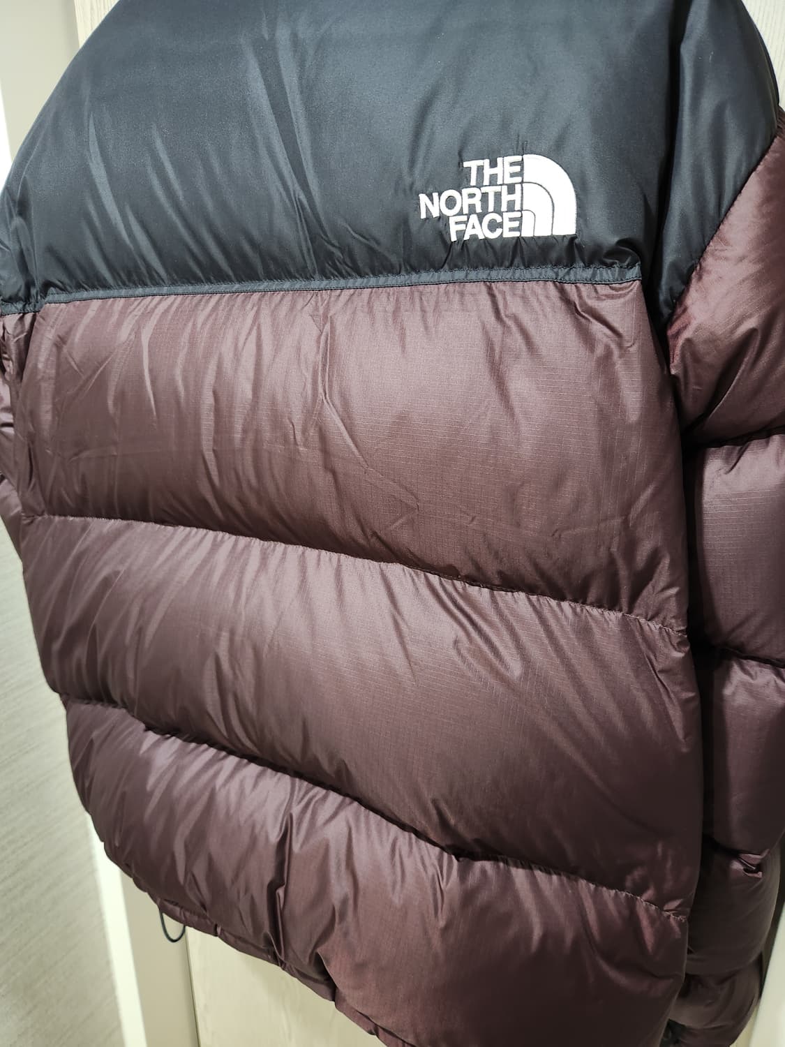 해외판 노스페이스패딩 눕시 레트로 콜브라운 L 상품이미지2