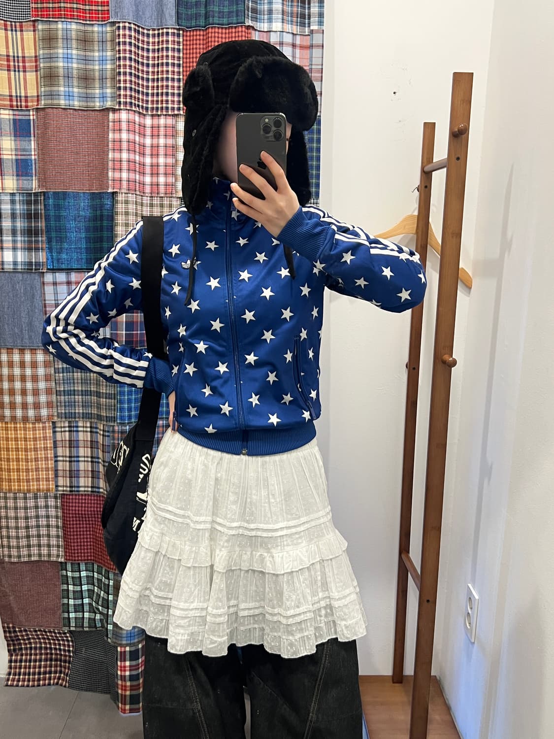 아디다스 블루 화이트 스타 져지 상품이미지4