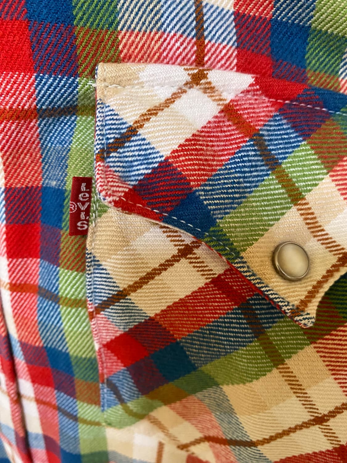 리바이스 플라넬 스냅 셔츠 상품이미지4