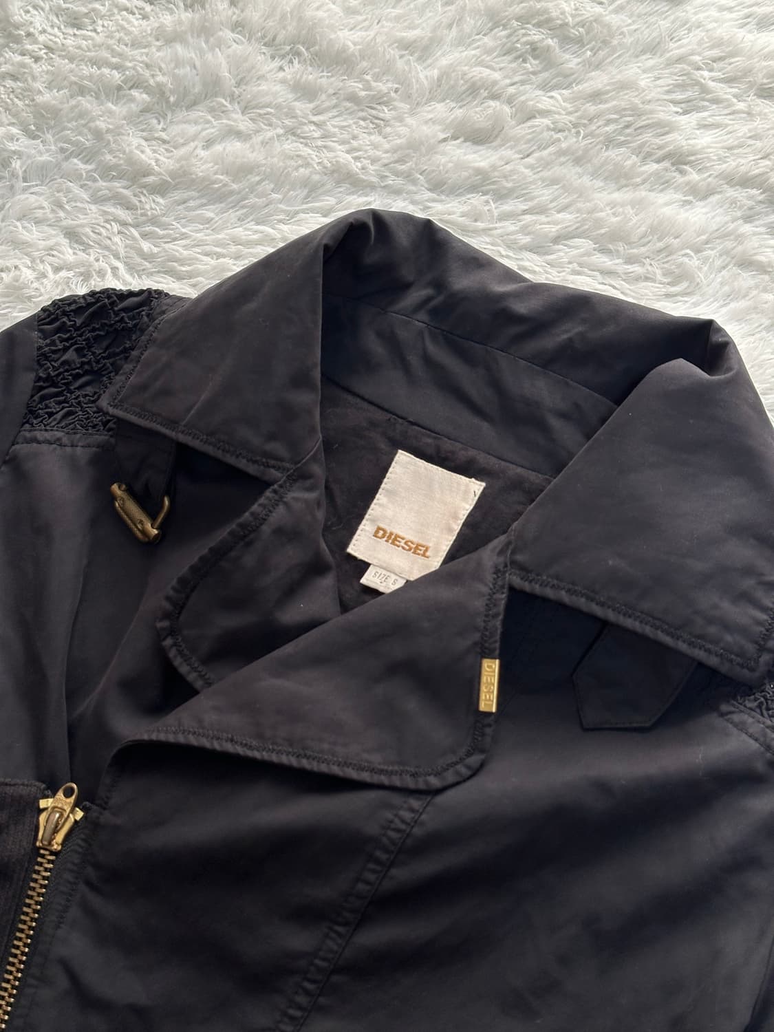 Diesel 블랙 라이더 자켓 S 상품이미지3