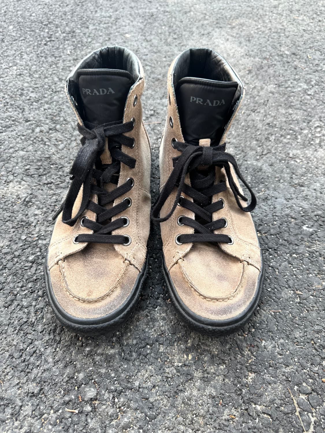 Prada Sport Suede High-Top Sneakers 7.5( 상품이미지2
