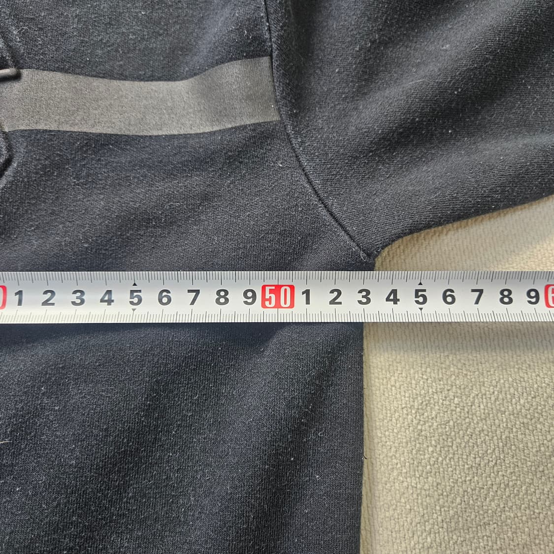 L 아식스 빅로고 블랙 맨투맨 0326Y 상품이미지5