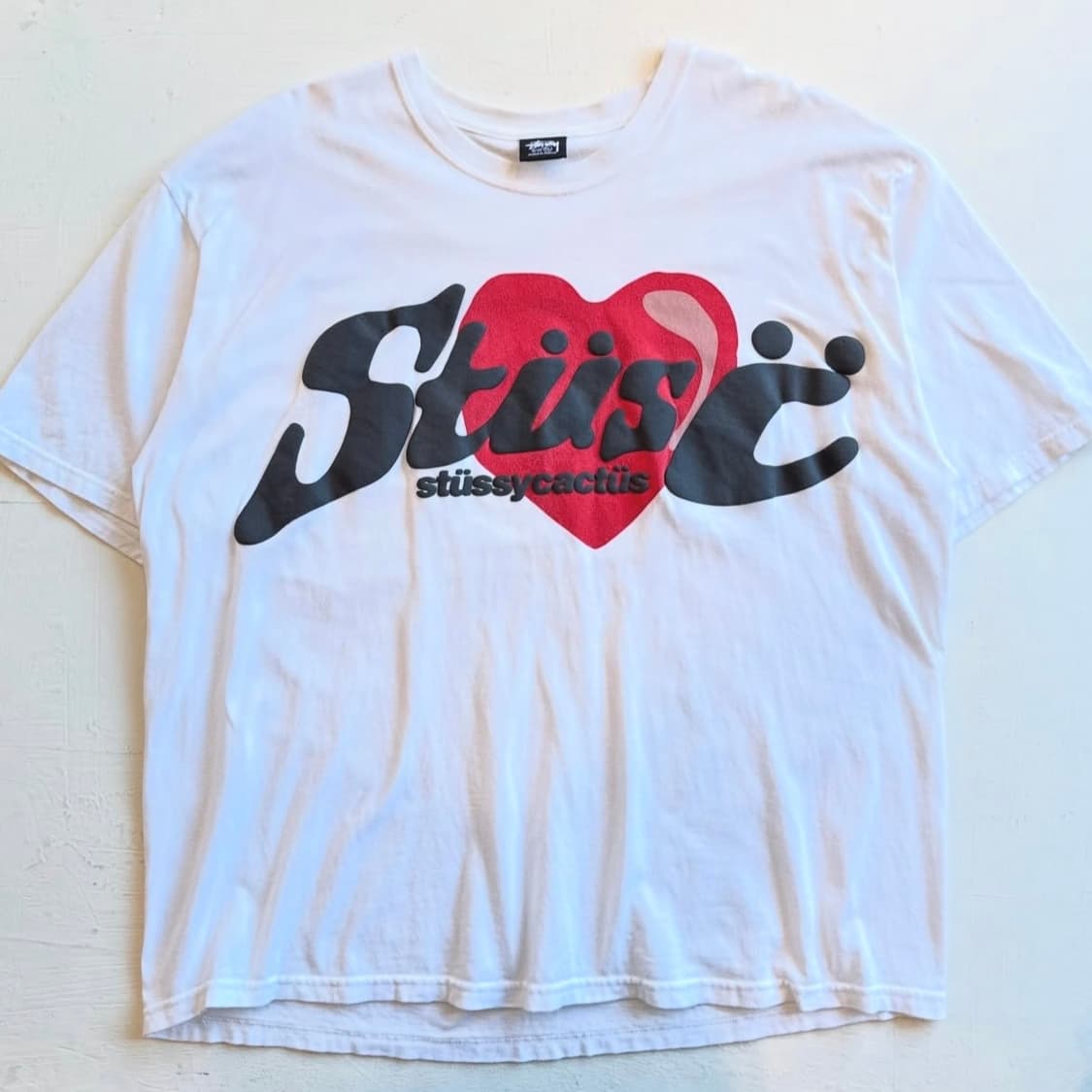 Stussy X cpfm 하트 티셔츠 상품이미지3