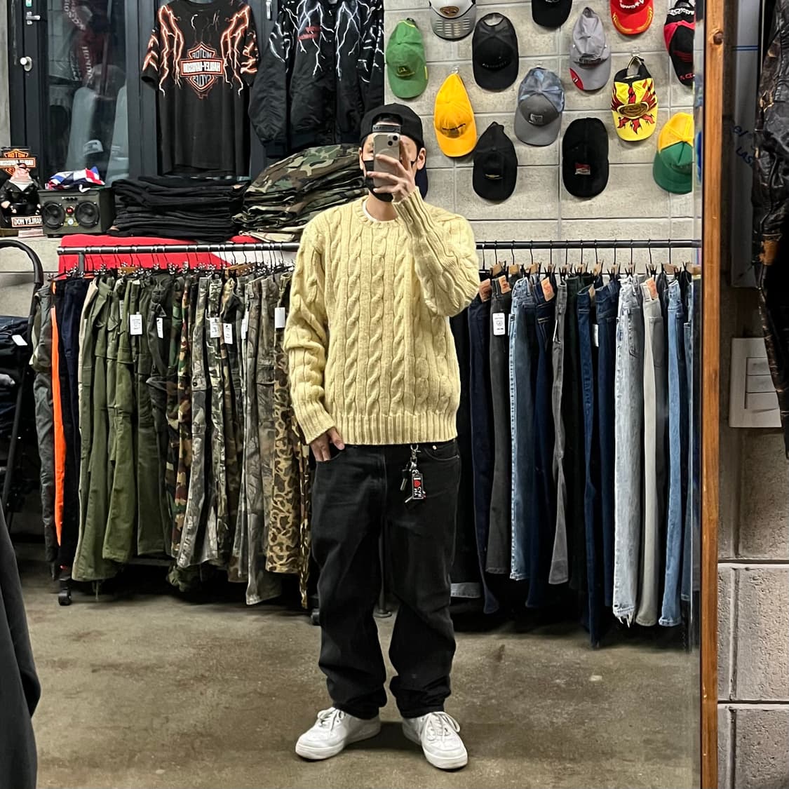 90s 폴로 헤비 울 니트 (105-110) 상품이미지3