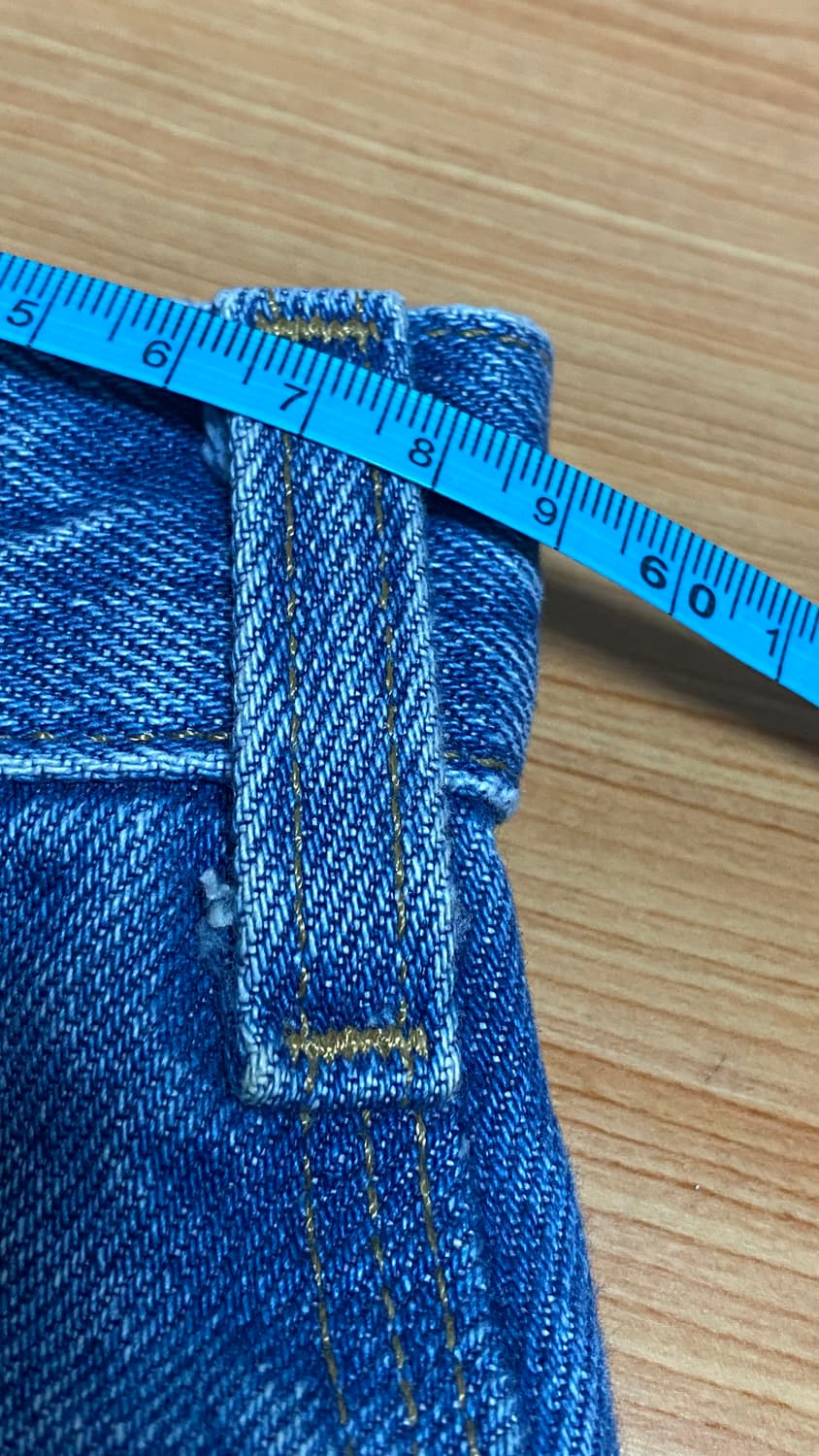 칼하트 B73 DST 더블니 카펜터 데님 팬츠 48x32 상품이미지6