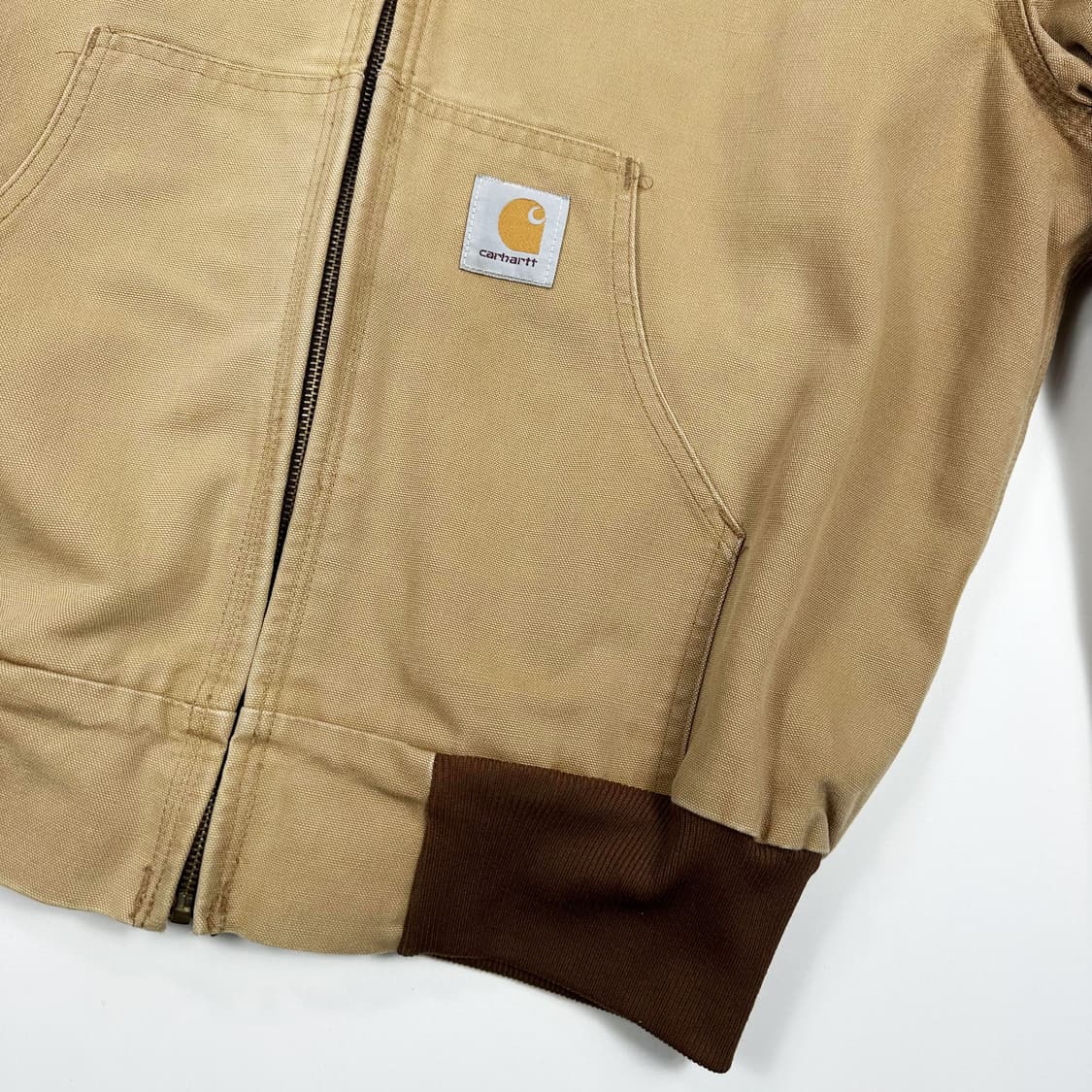 칼하트 오리지널 베이지 덕 액티브 자켓 (M) 상품이미지8