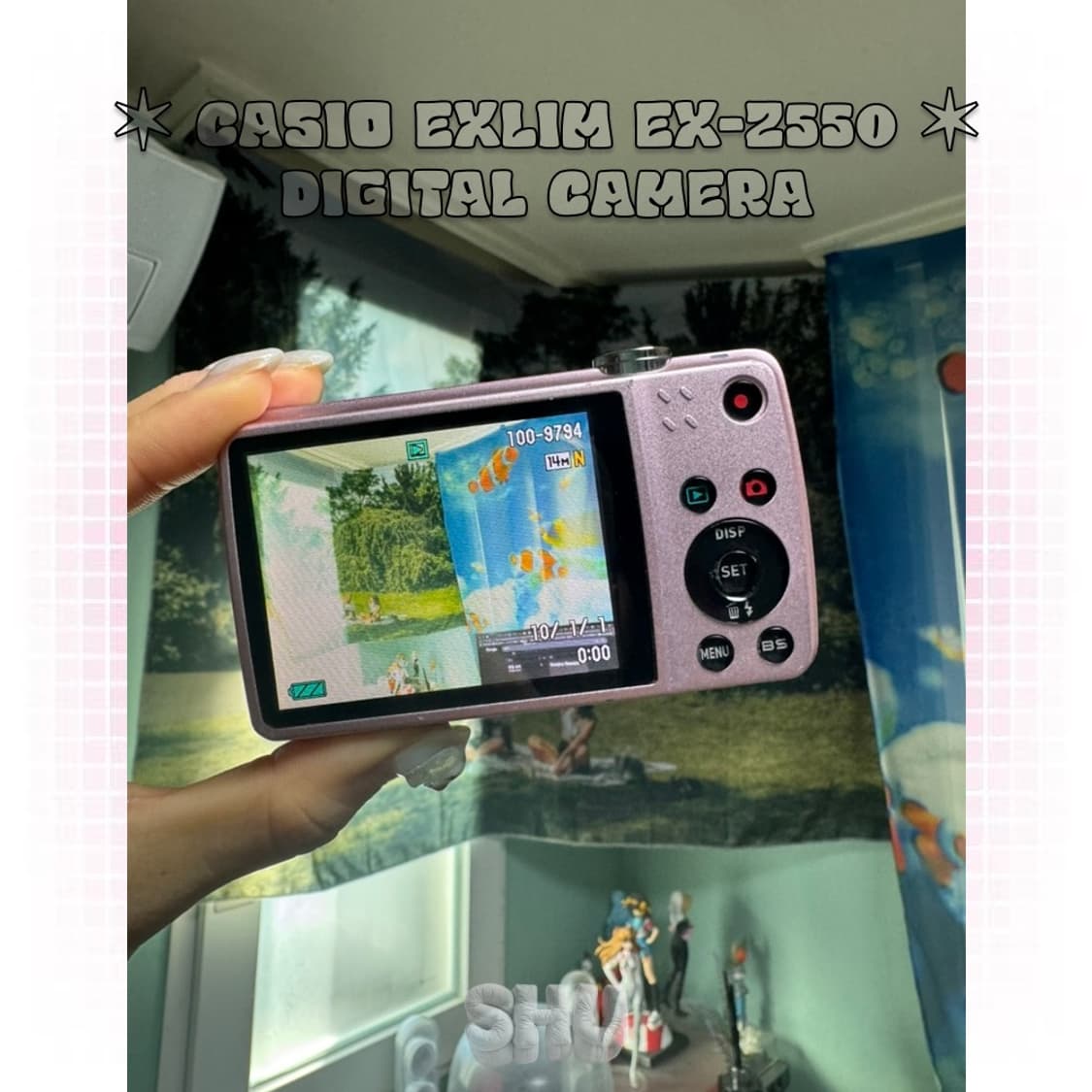 카시오 엑슬림 EX-Z550 빈티지 디카 디지털카메라 핑크 상품이미지7