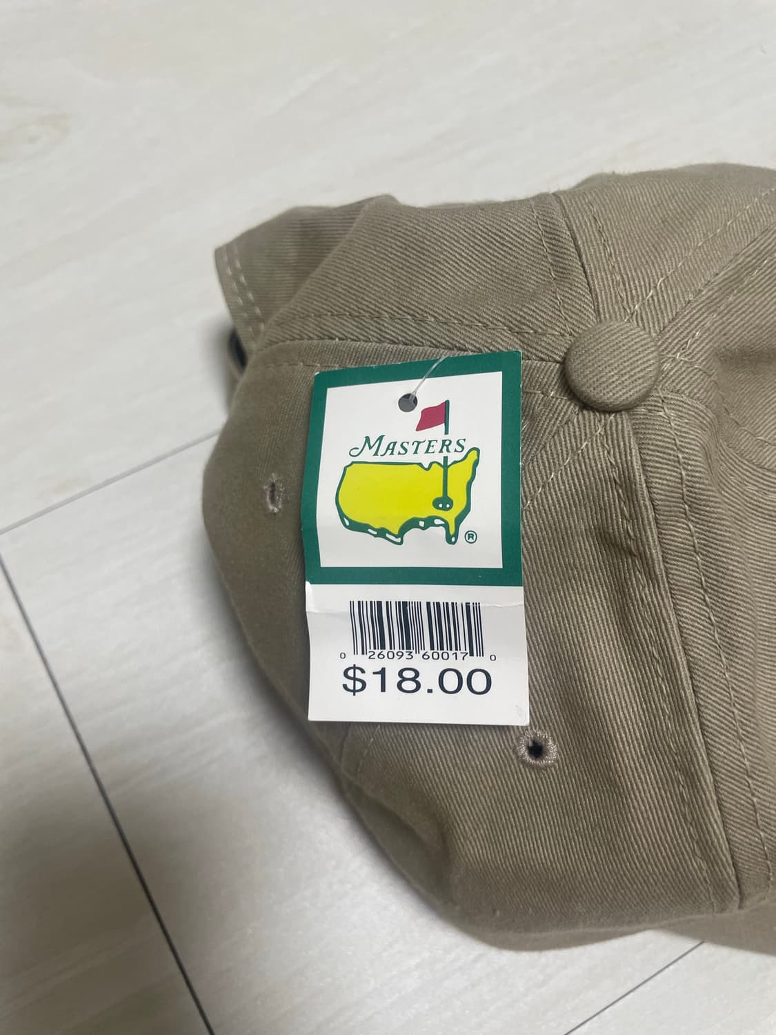 2002 Masters cap (새제품) 상품이미지3