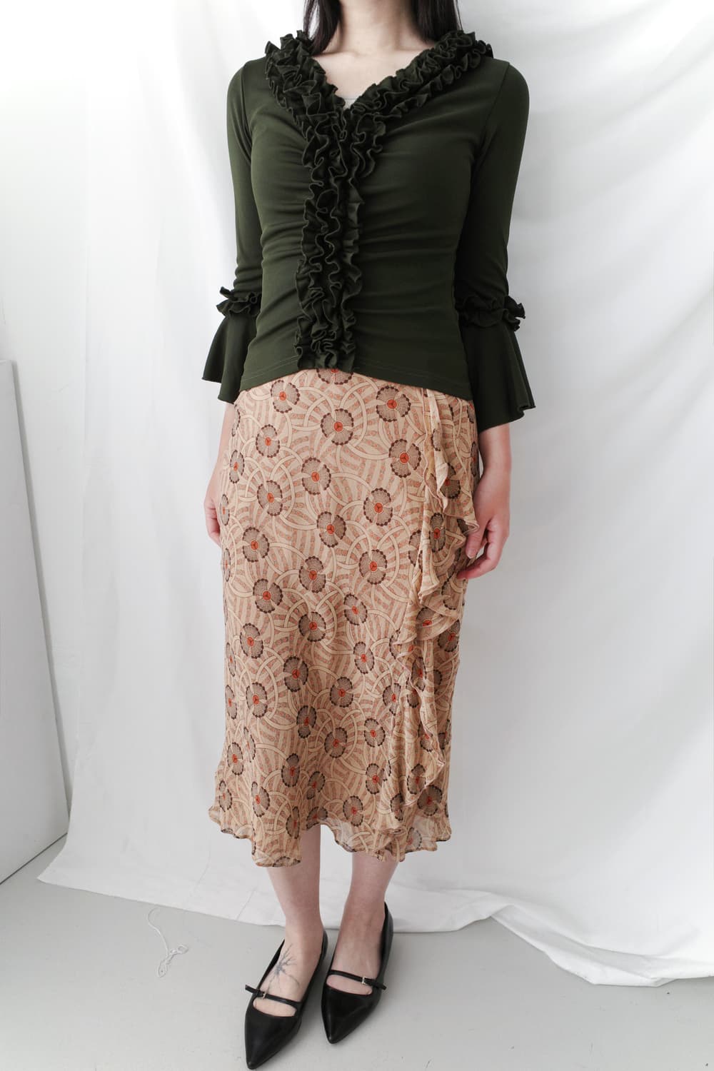 ethnic frill skirt 상품이미지7