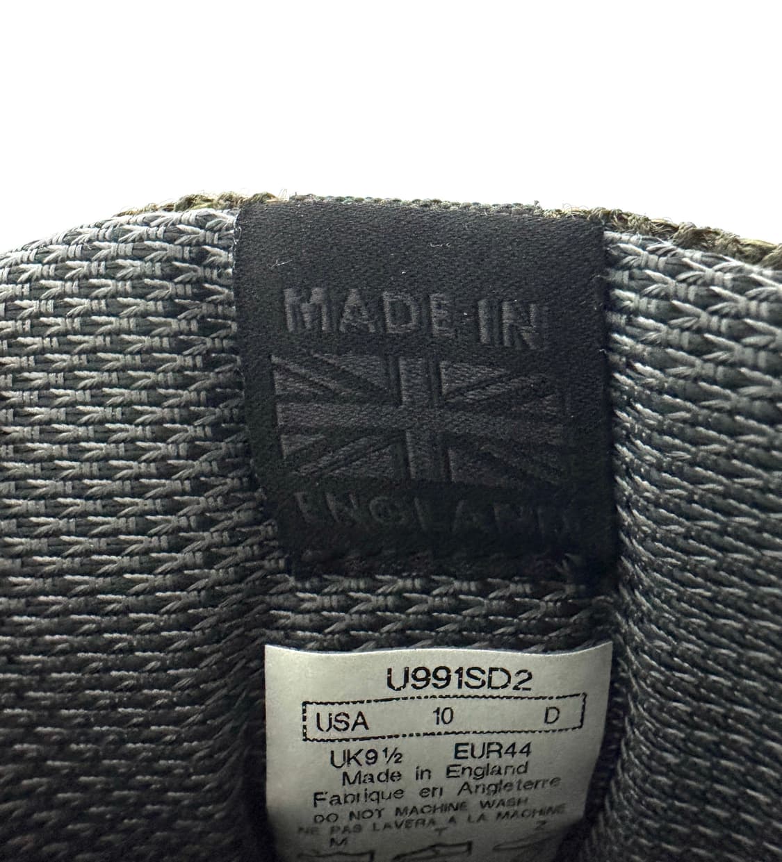 뉴발란스 x 스톤아일랜드 991V2 MADE IN UK 블랙 올리브 28 상품이미지6
